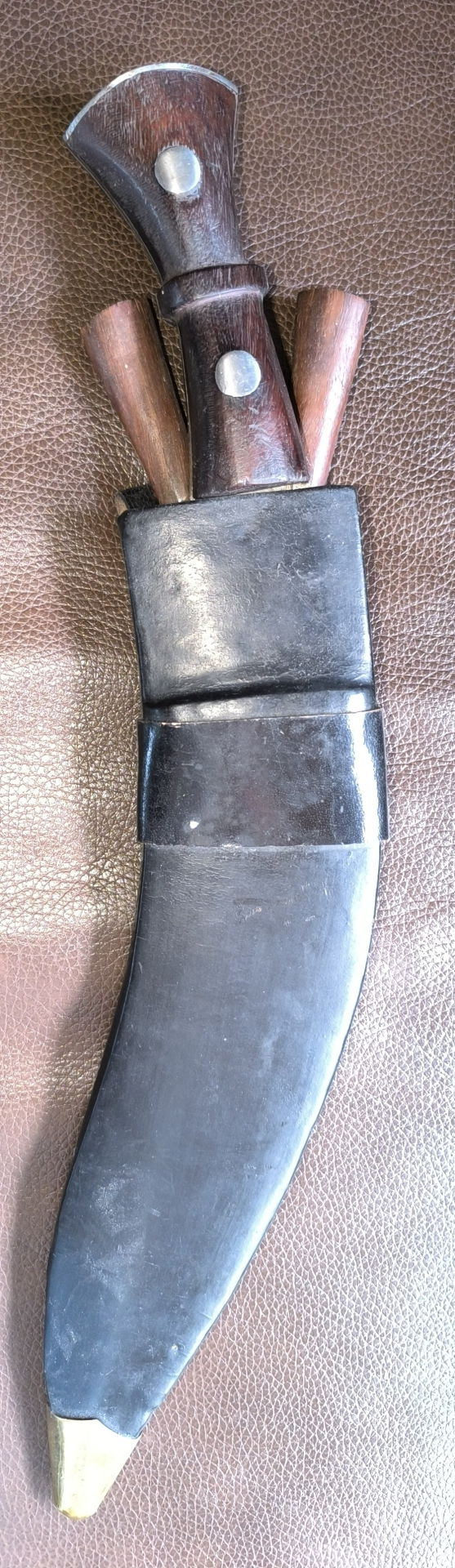 Kukri Khukuri mit Beimessern Schwere Ausführung – Bild 1