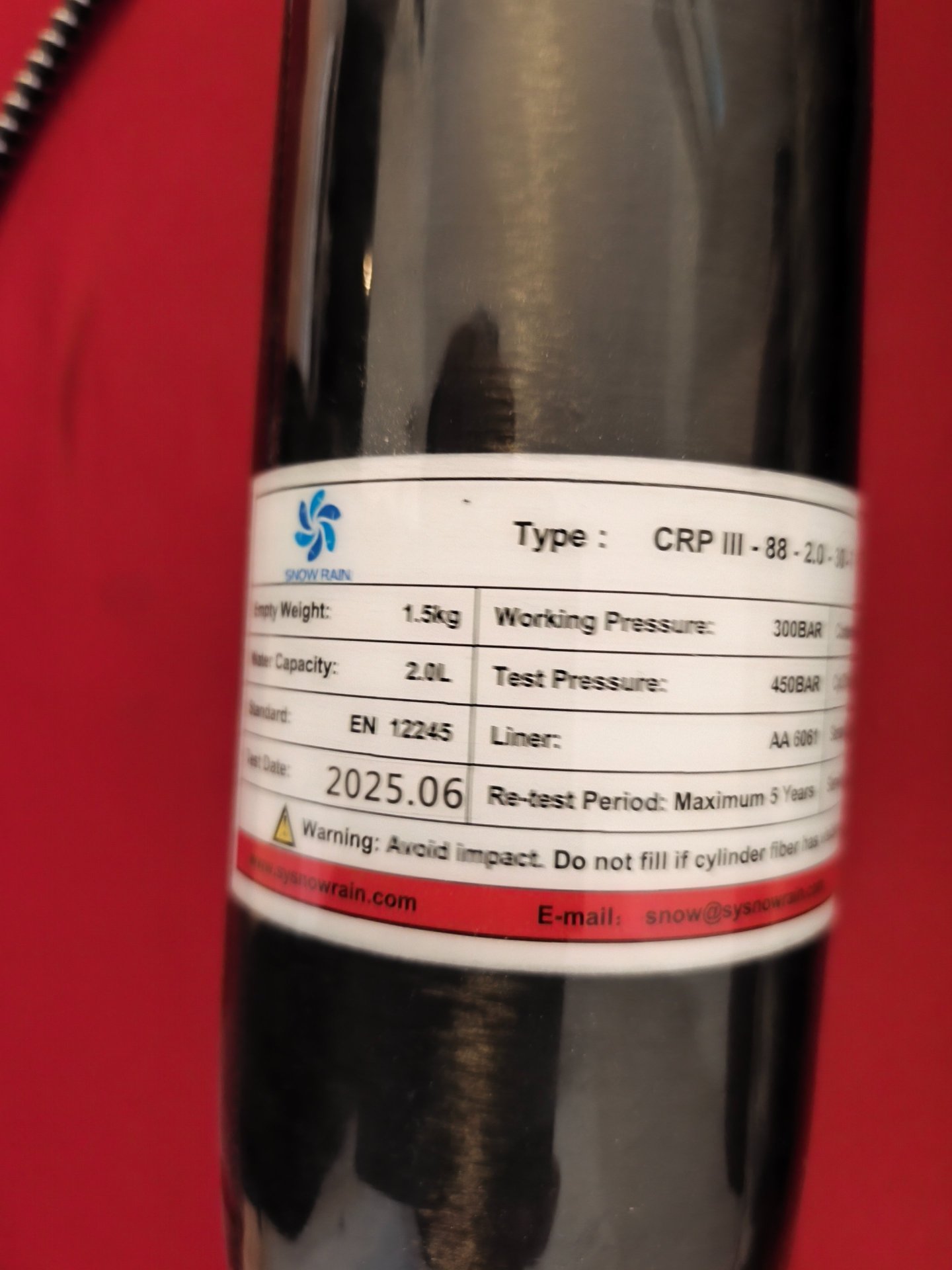 2,0 l PCP Flache mit Ventil und Tasche – Bild 1