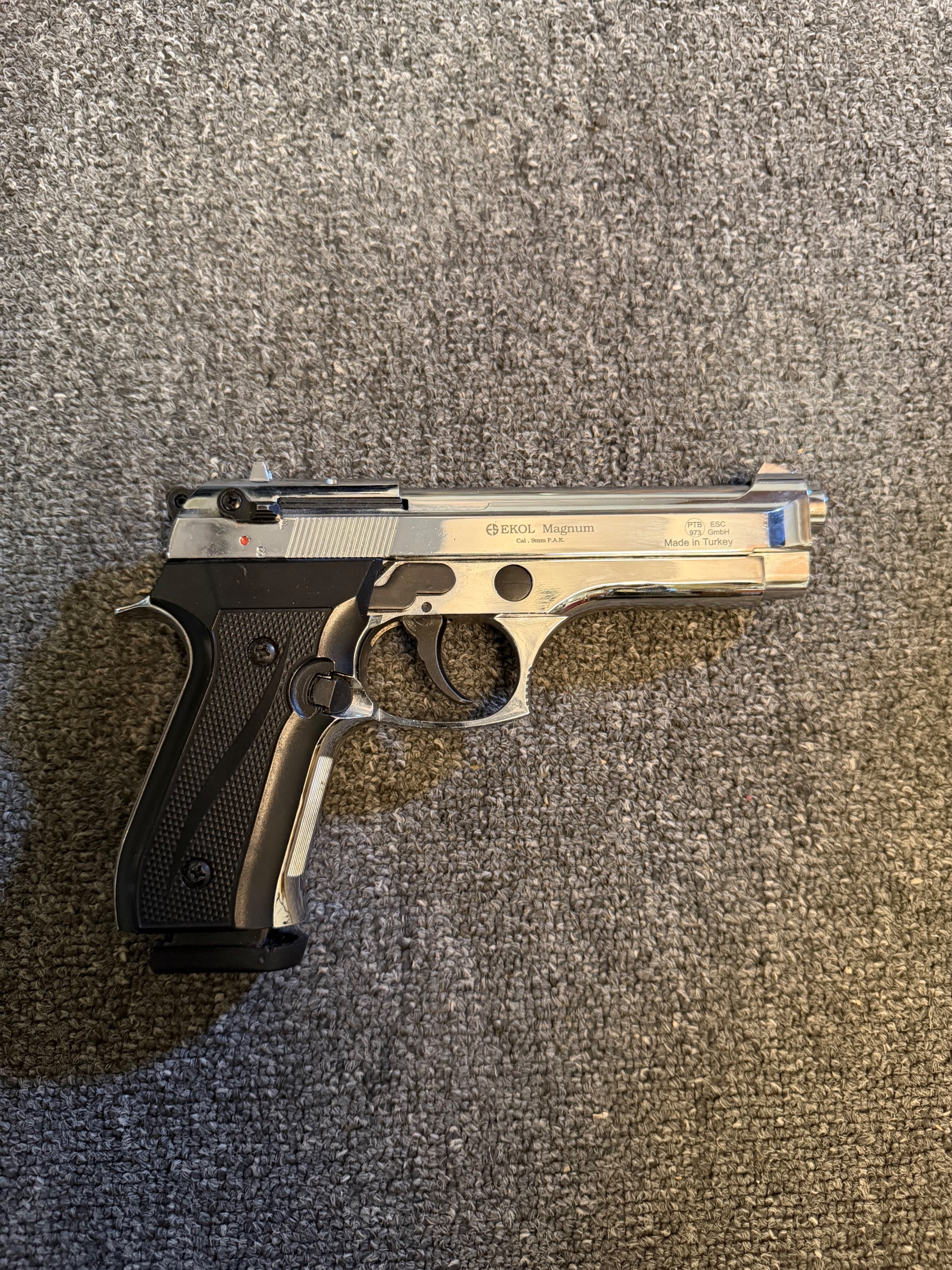 EKOL Firat Magnum Cal.9mm, PTB 973, Silber – Bild 1