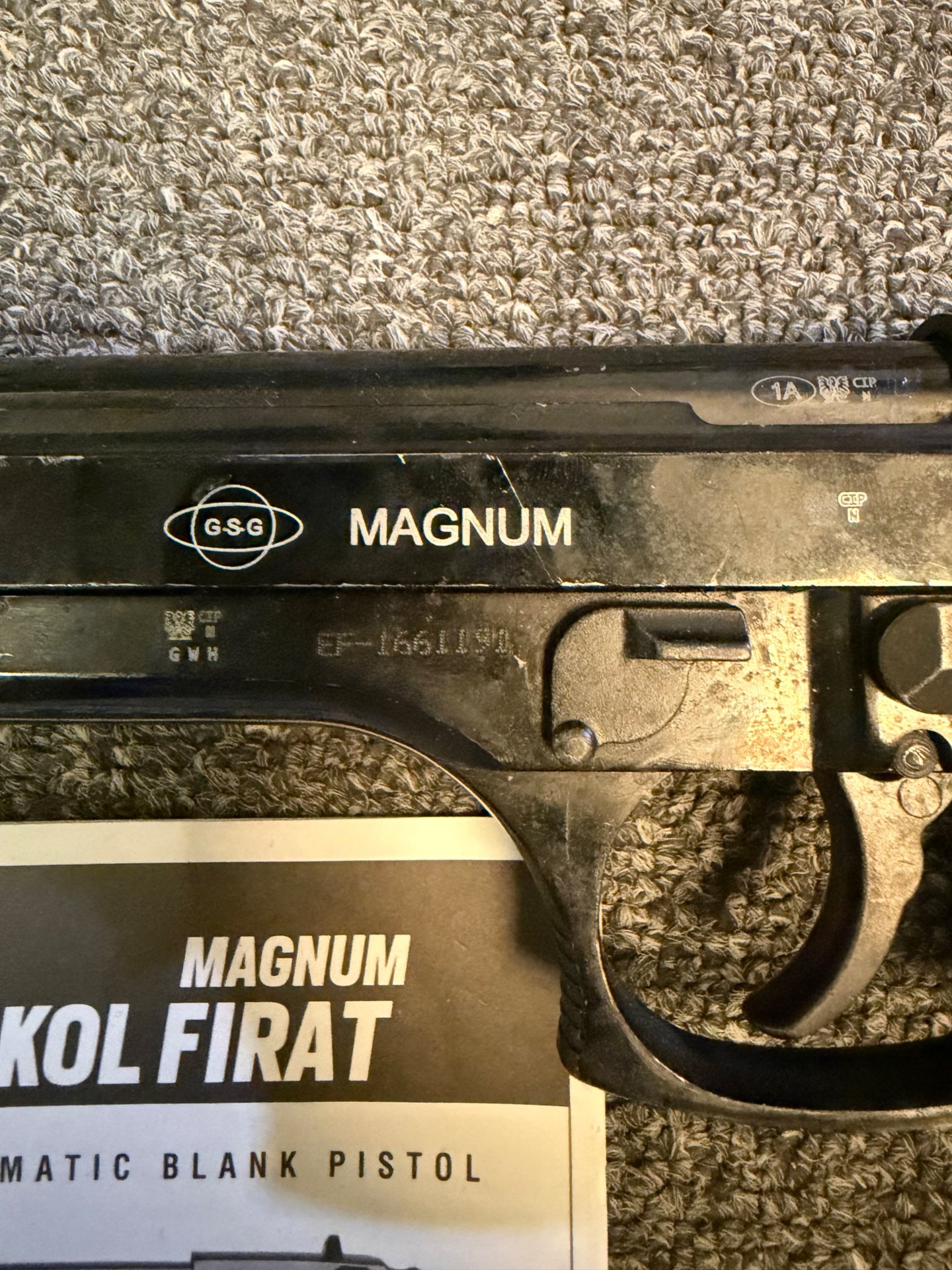 EKOL Firat Magnum Cal.9mm, PTB 973, schwarz – Bild 2
