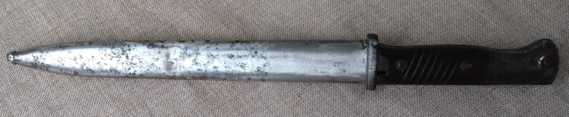 Seitengewehr 84/98 III für K98 – Nummer 5378 m – Drücker gängig – Bild 2