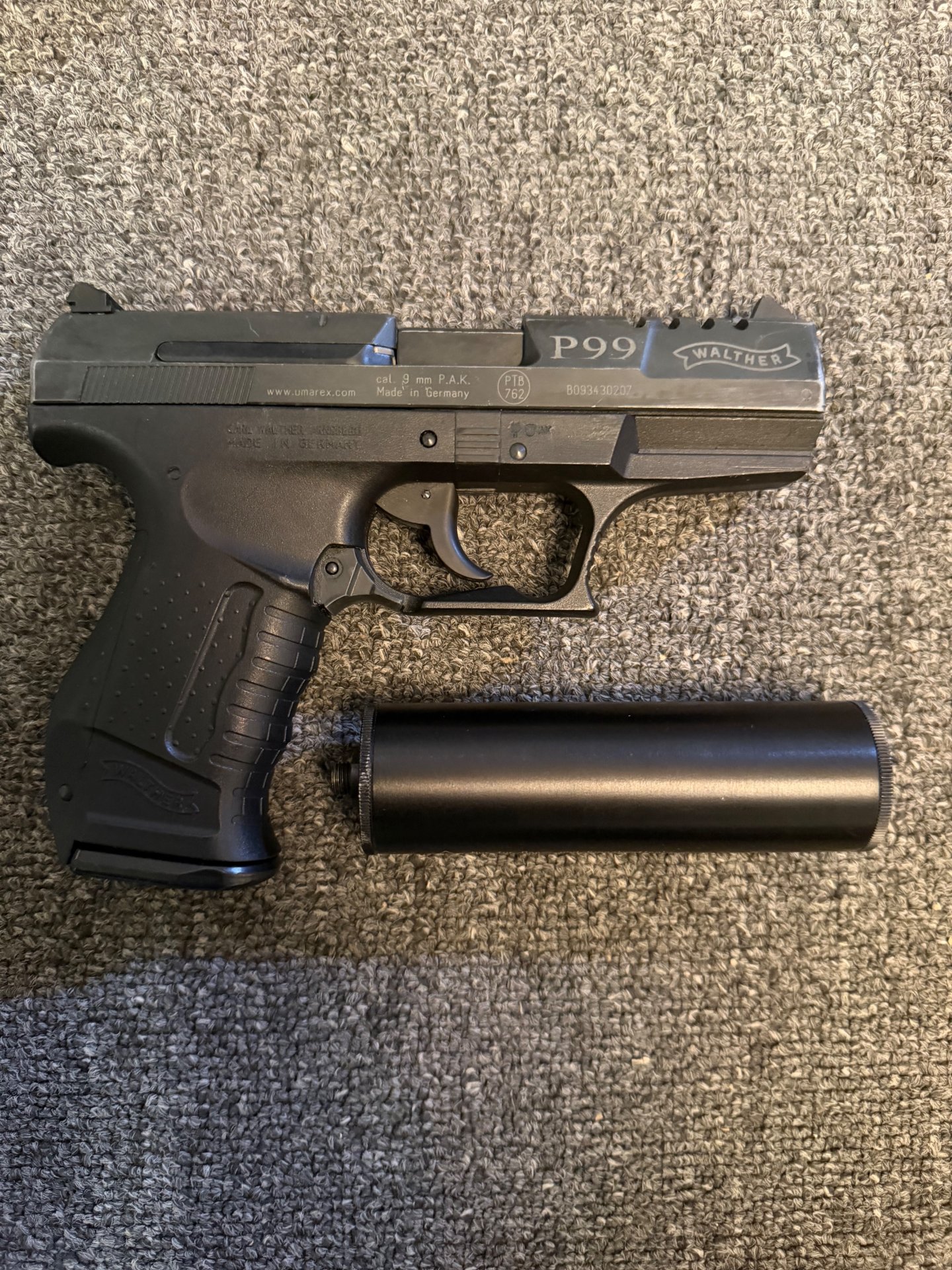 Walther P99 cal.9mm, PTB 762 – Bild 2