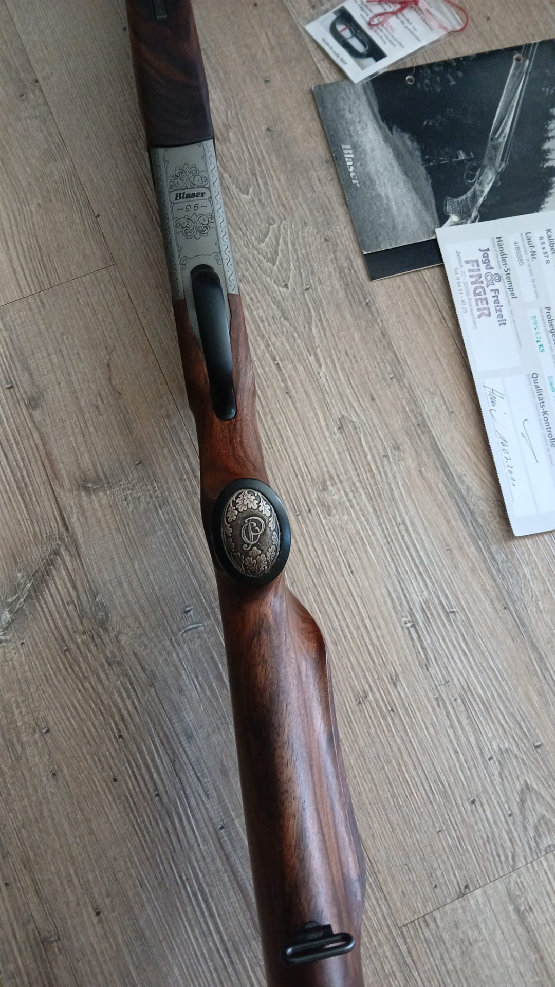 Blaser B95 in 3006 und 6,5x57R und beide Läufe zu stechen – Bild 4