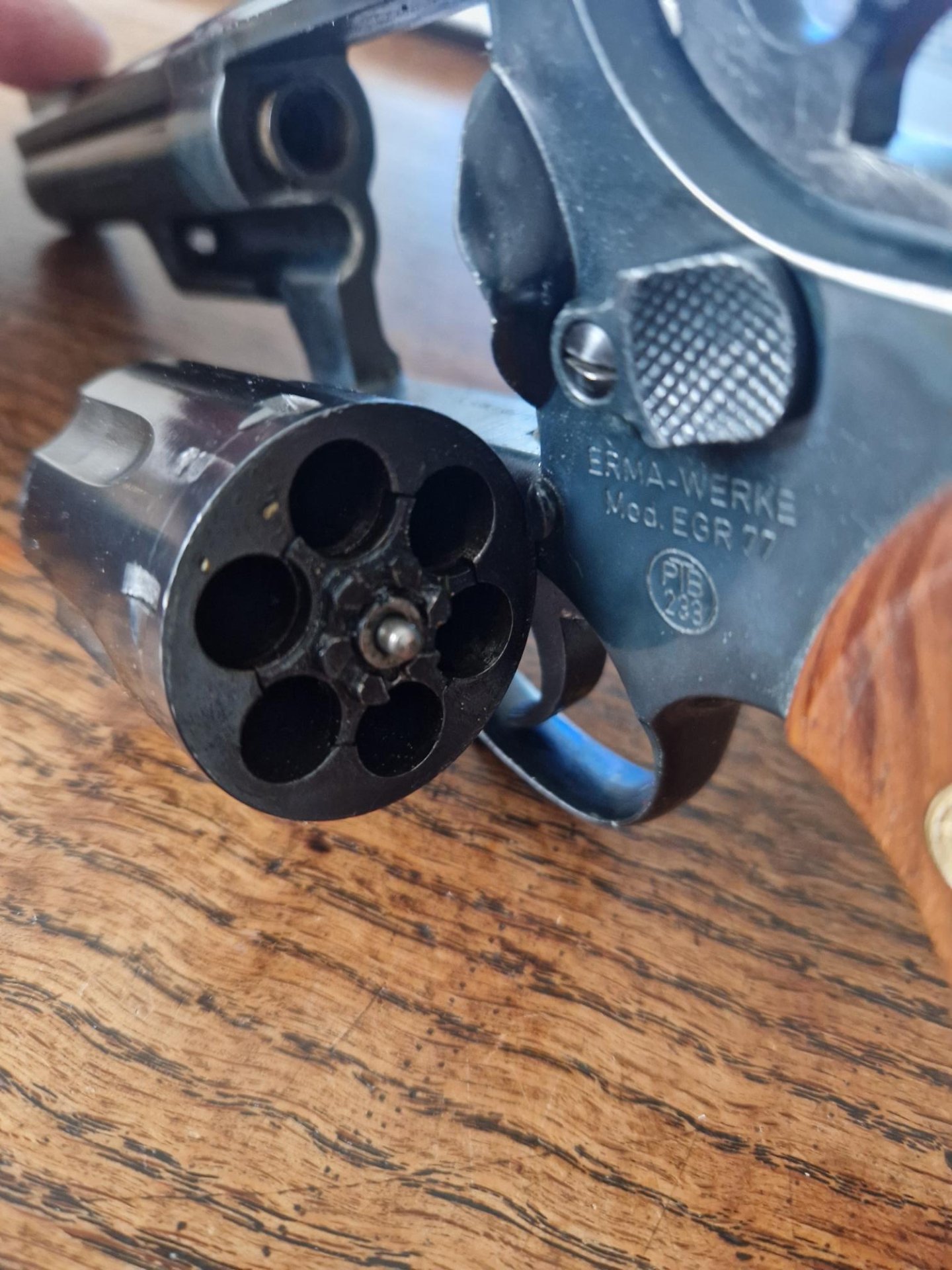 Erma Mod. EGR 77 Revolver 9mm knall – Bild 2
