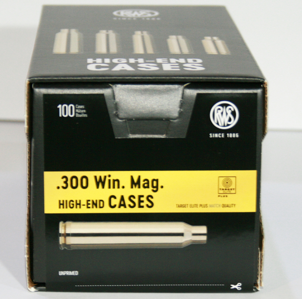 100 Stück NEUE RWS Hülsen .300Win.Mag. ./ 300 Winchester Magnum HighEndCases > NEUE 100er Packung! – Bild 1