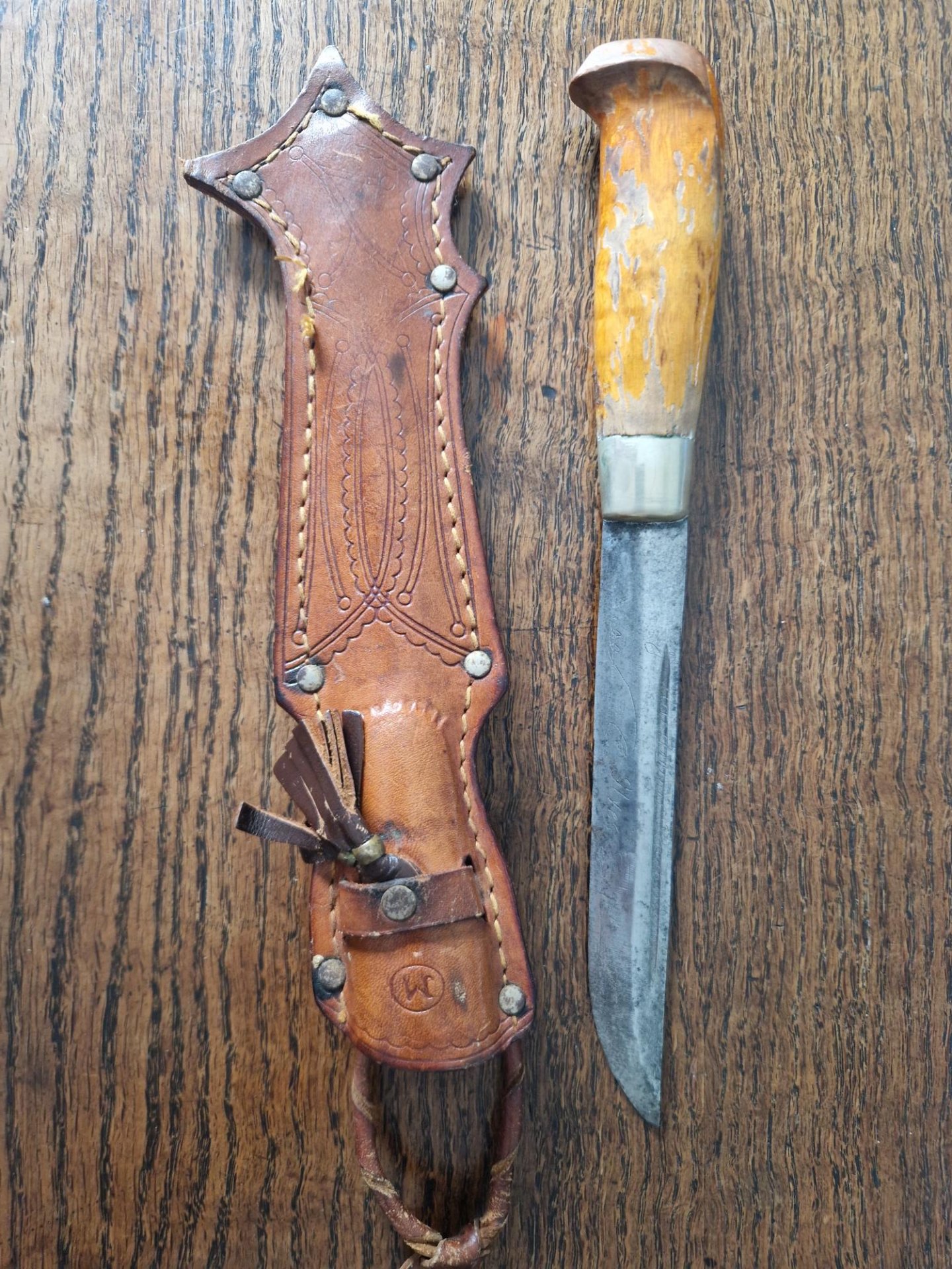 Grabendolch Finnland Messer 2.Wk Nordfront – Bild 4