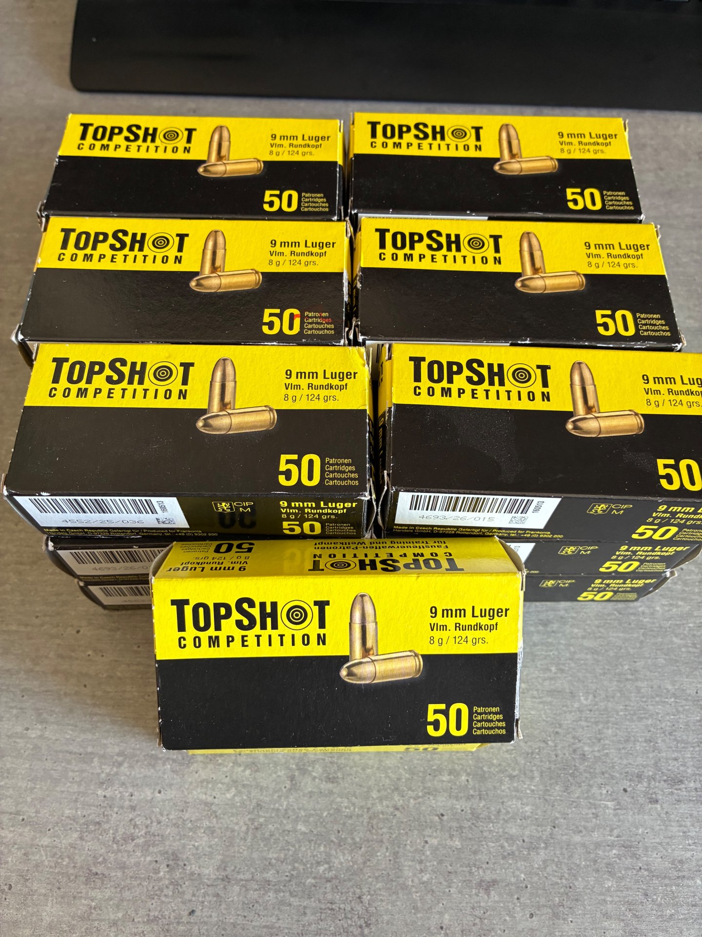 1000 Hülsen 9mm TSC – Bild 1