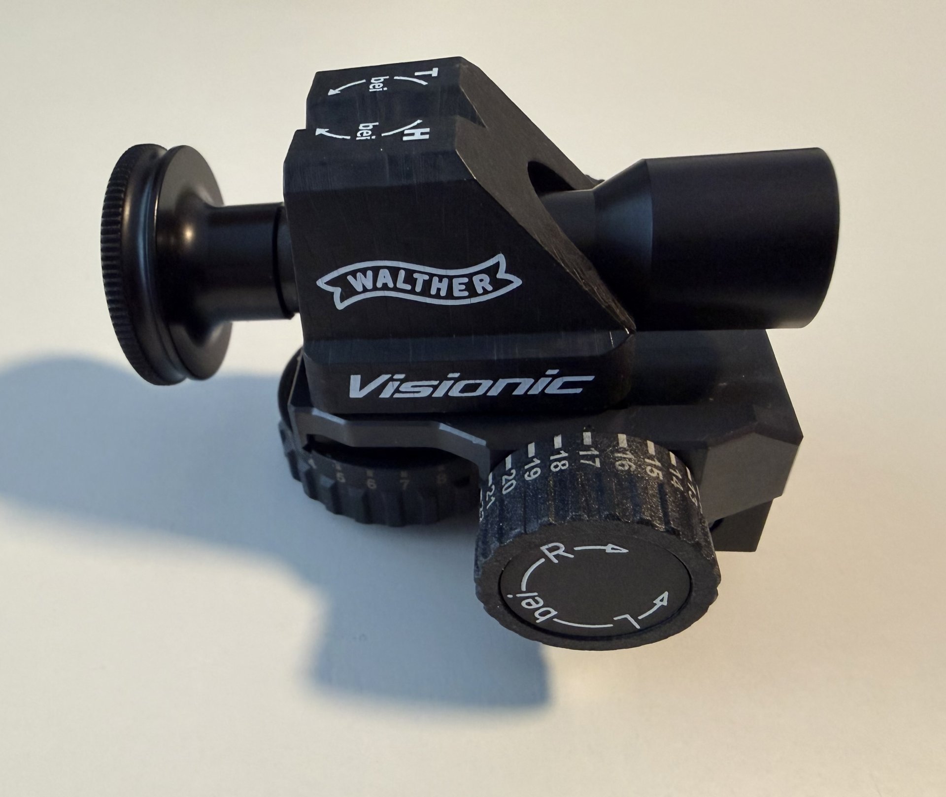 Walther Visionic Match-Diopter + CENTRA Korntunnel M18 - NEU – Bild 4
