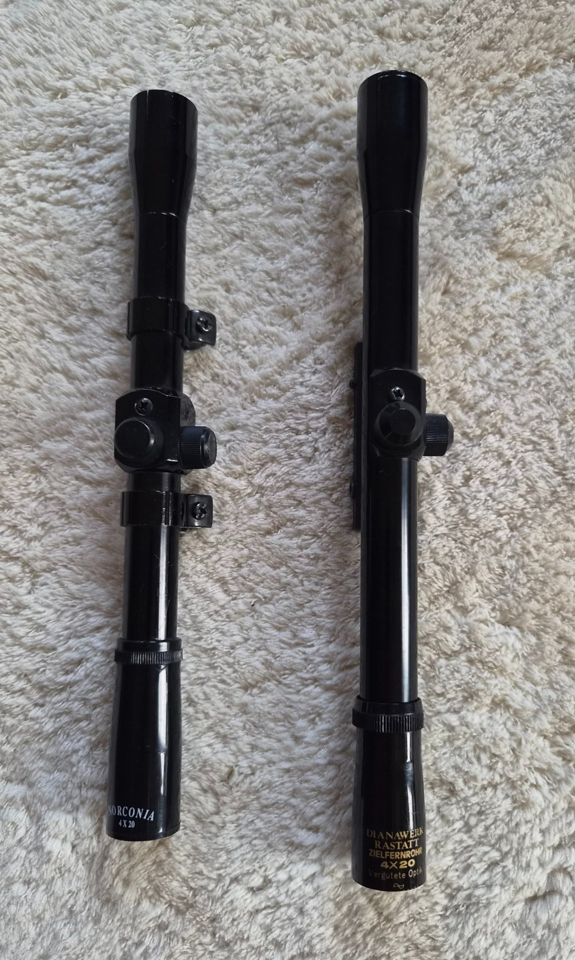 2 x Zielfernrohr, Zieloptik 4x20 Dianawerk – Bild 1