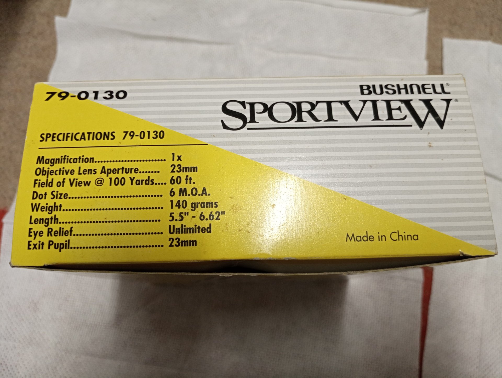 Red Dot Bushnell Sportview 1x23 – Bild 4