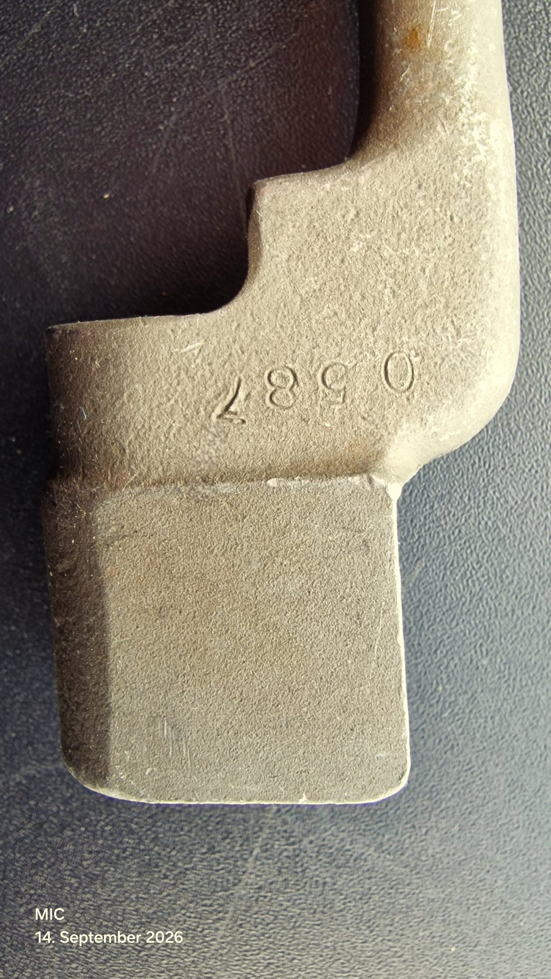 Historisches Bajonett MK 4 I mit Scheide – Bild 2