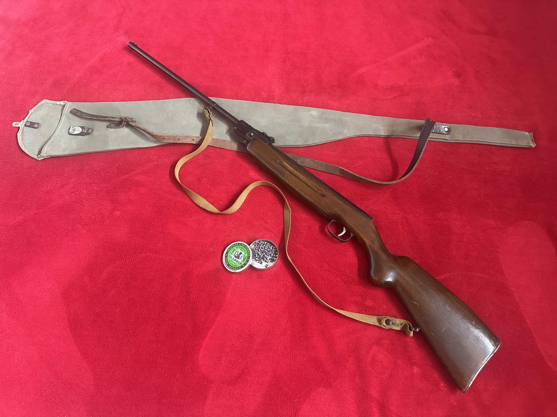 +++Sammler&Jäger Original BURGO -Cal.4.5 mm 60-er Jahre noch ohne F-stark -Rarität so aus Sammlung ! – Bild 5