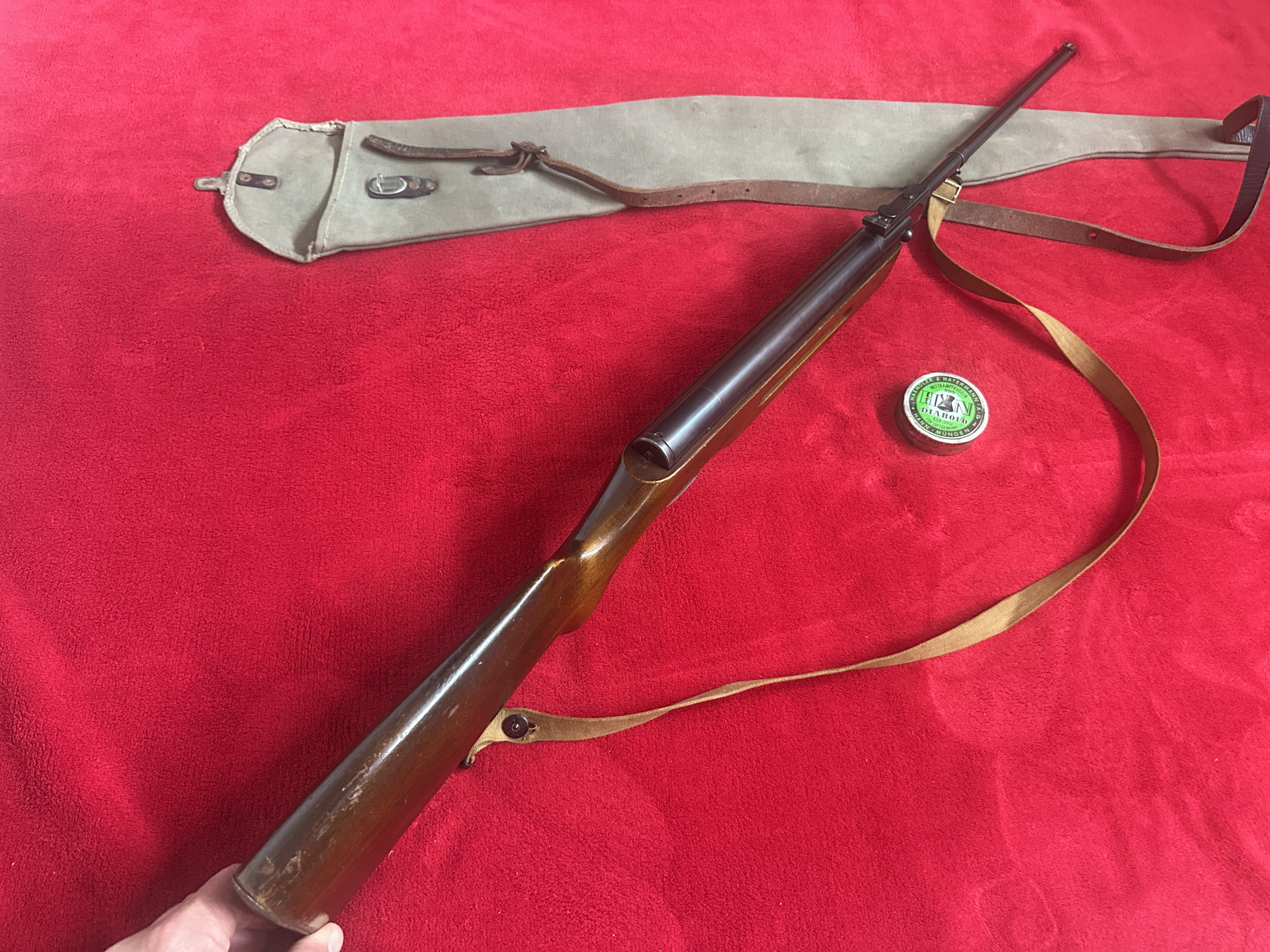 +++Sammler&Jäger Original BURGO -Cal.4.5 mm 60-er Jahre noch ohne F-stark -Rarität so aus Sammlung ! – Bild 6