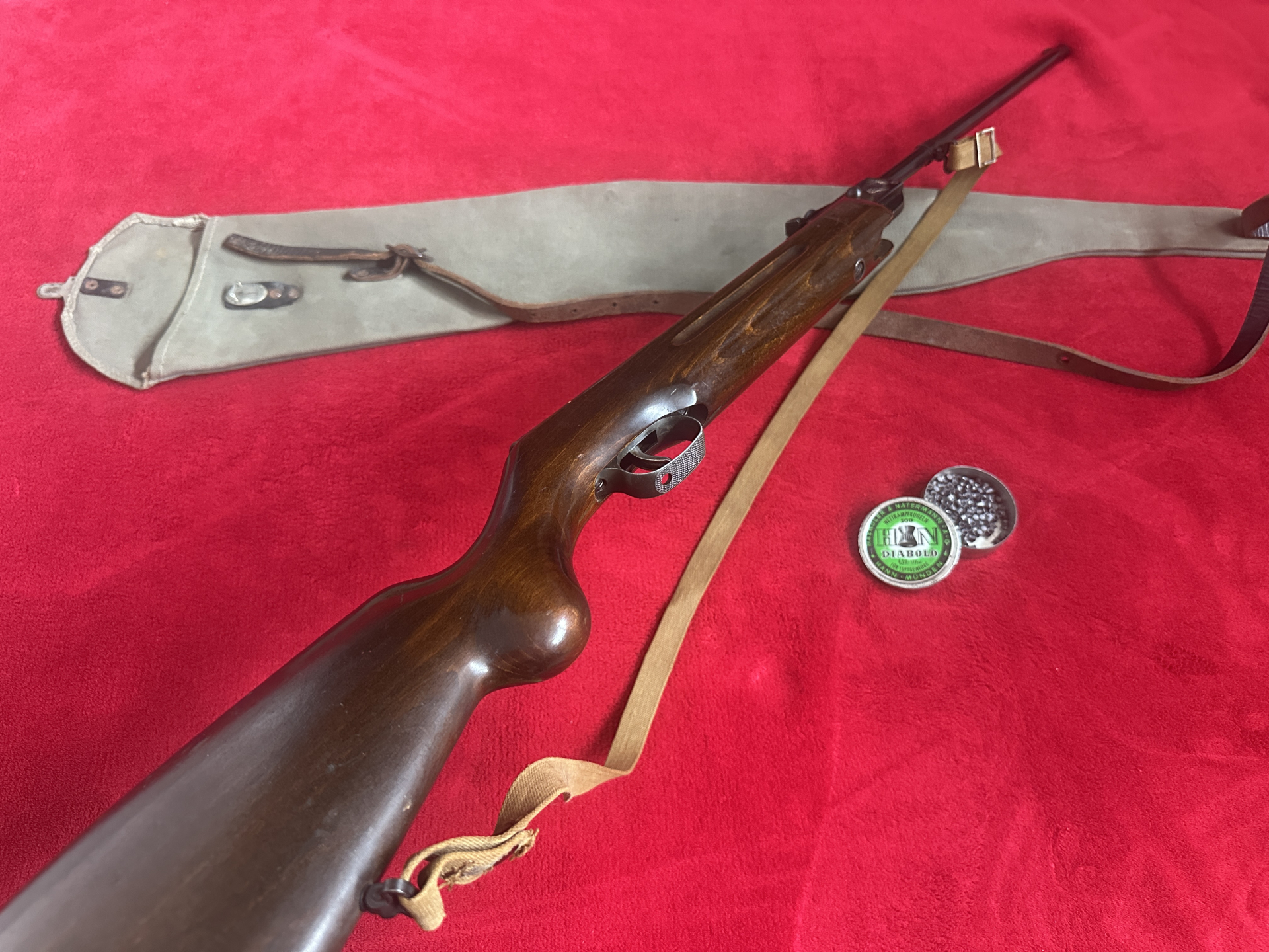 +++Sammler&Jäger Original BURGO -Cal.4.5 mm 60-er Jahre noch ohne F-stark -Rarität so aus Sammlung ! – Bild 4