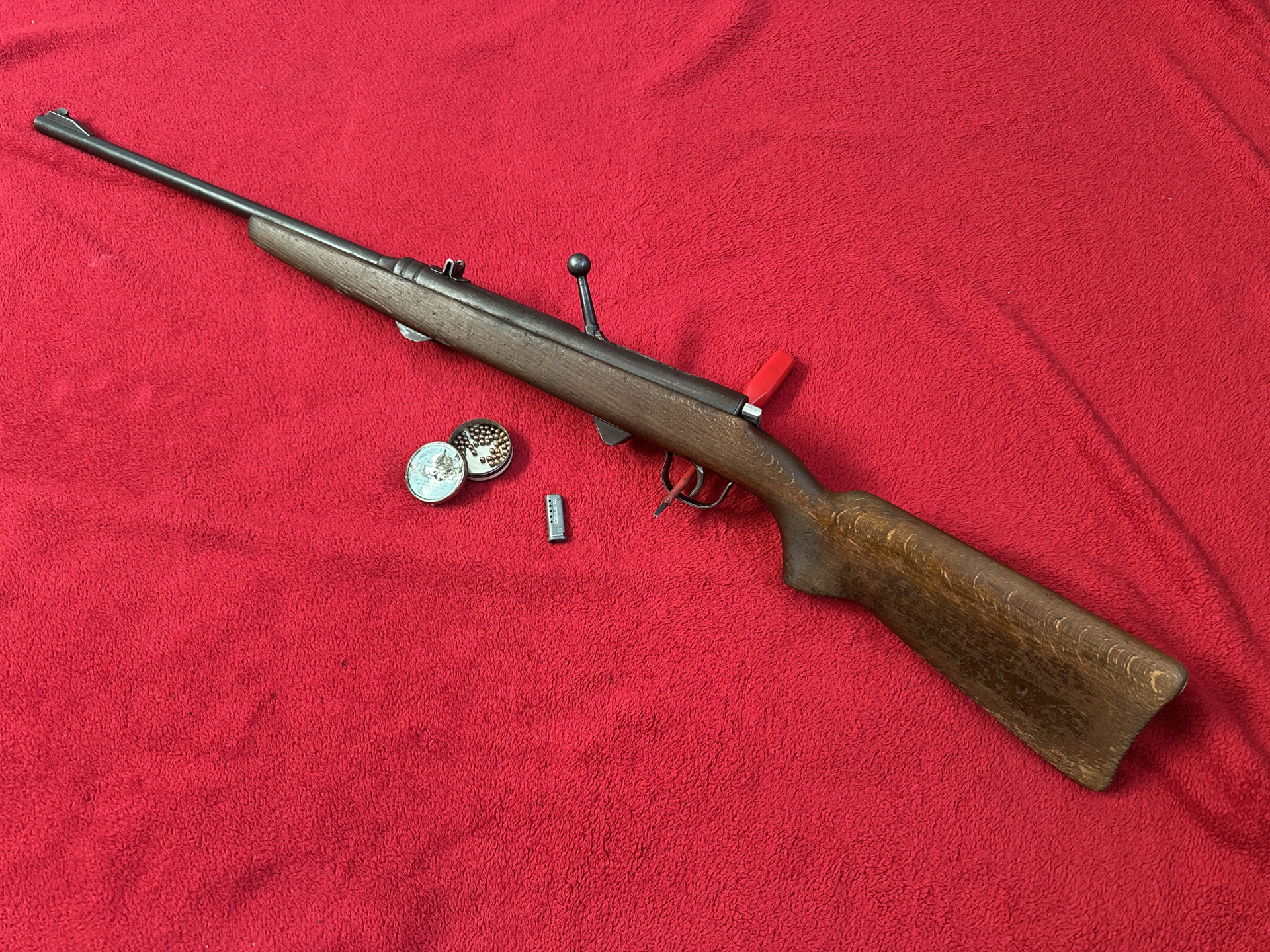 ===>Sammlerstück!Anschütz Erzeugnis Mod.275-Cal.4.4 mm -Schiessbudengewehr stark & präzise selten so – Bild 1