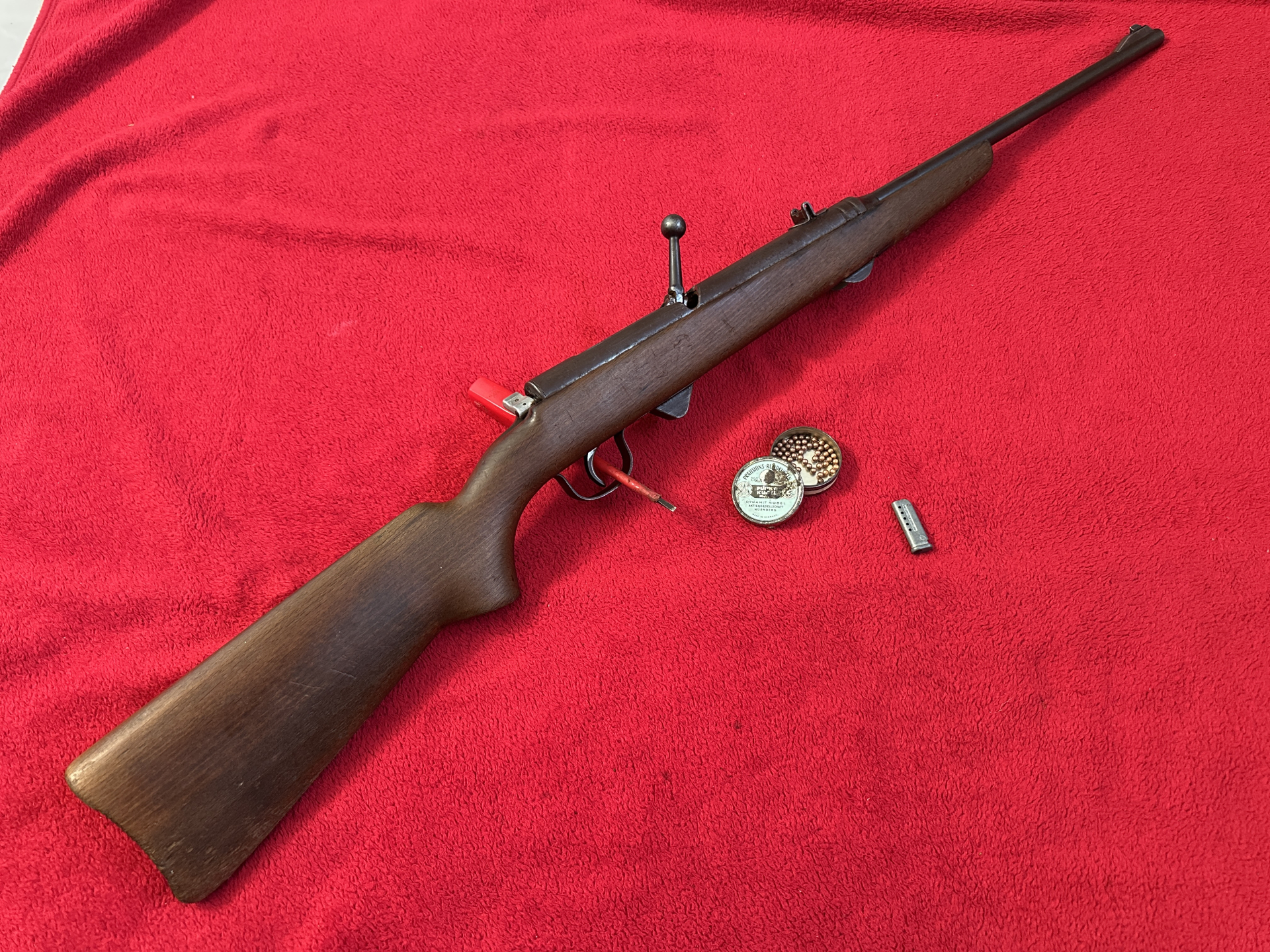 ===>Sammlerstück!Anschütz Erzeugnis Mod.275-Cal.4.4 mm -Schiessbudengewehr stark & präzise selten so – Bild 2