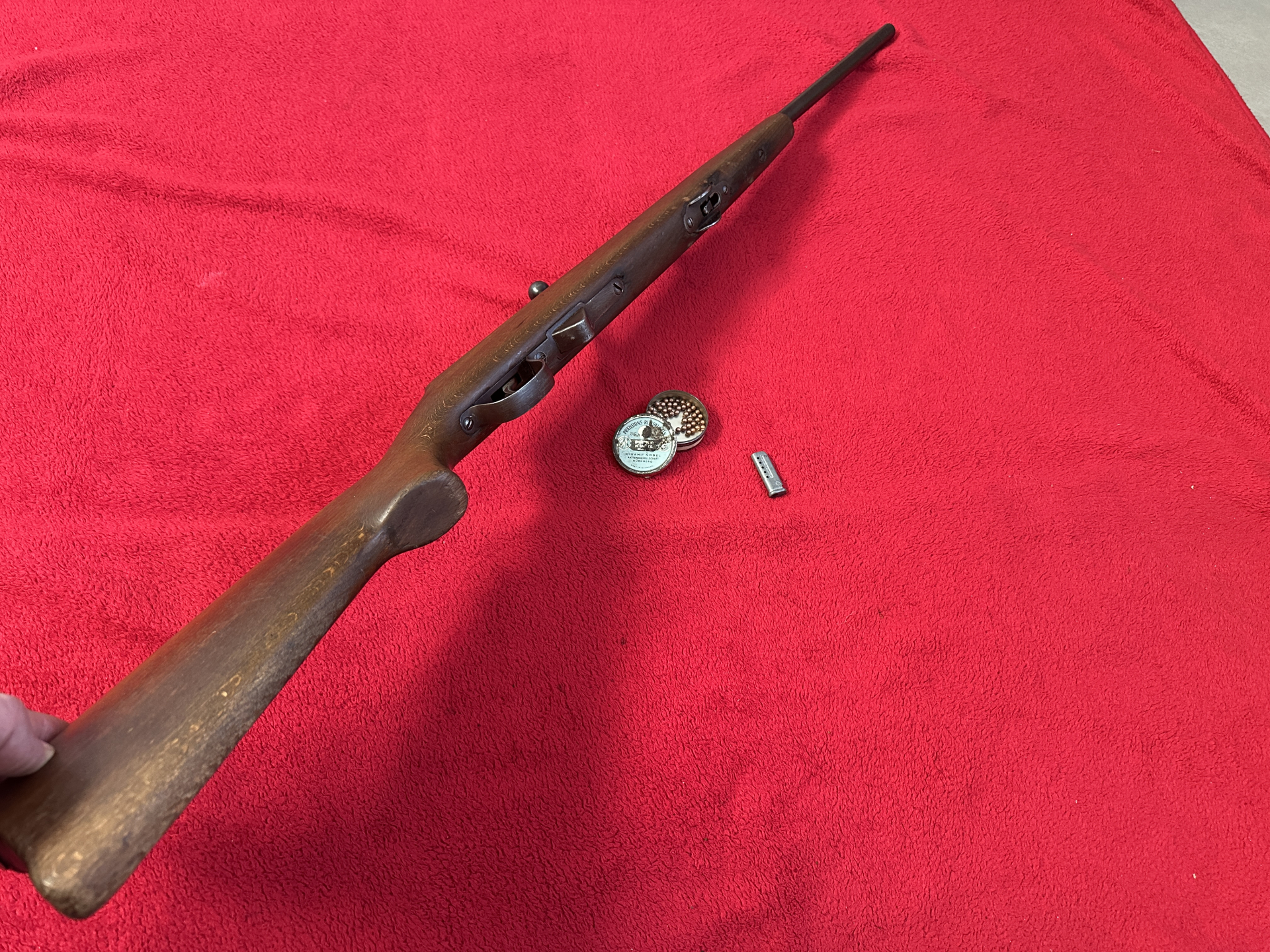 ===>Sammlerstück!Anschütz Erzeugnis Mod.275-Cal.4.4 mm -Schiessbudengewehr stark & präzise selten so – Bild 6