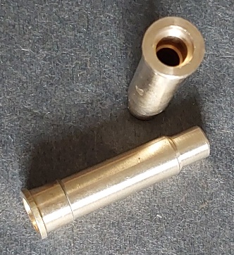 2 Messinghülsen, 4,5 mm/ 39 mm, für LEP Trommeln geeignet, Dekoration – Bild 1