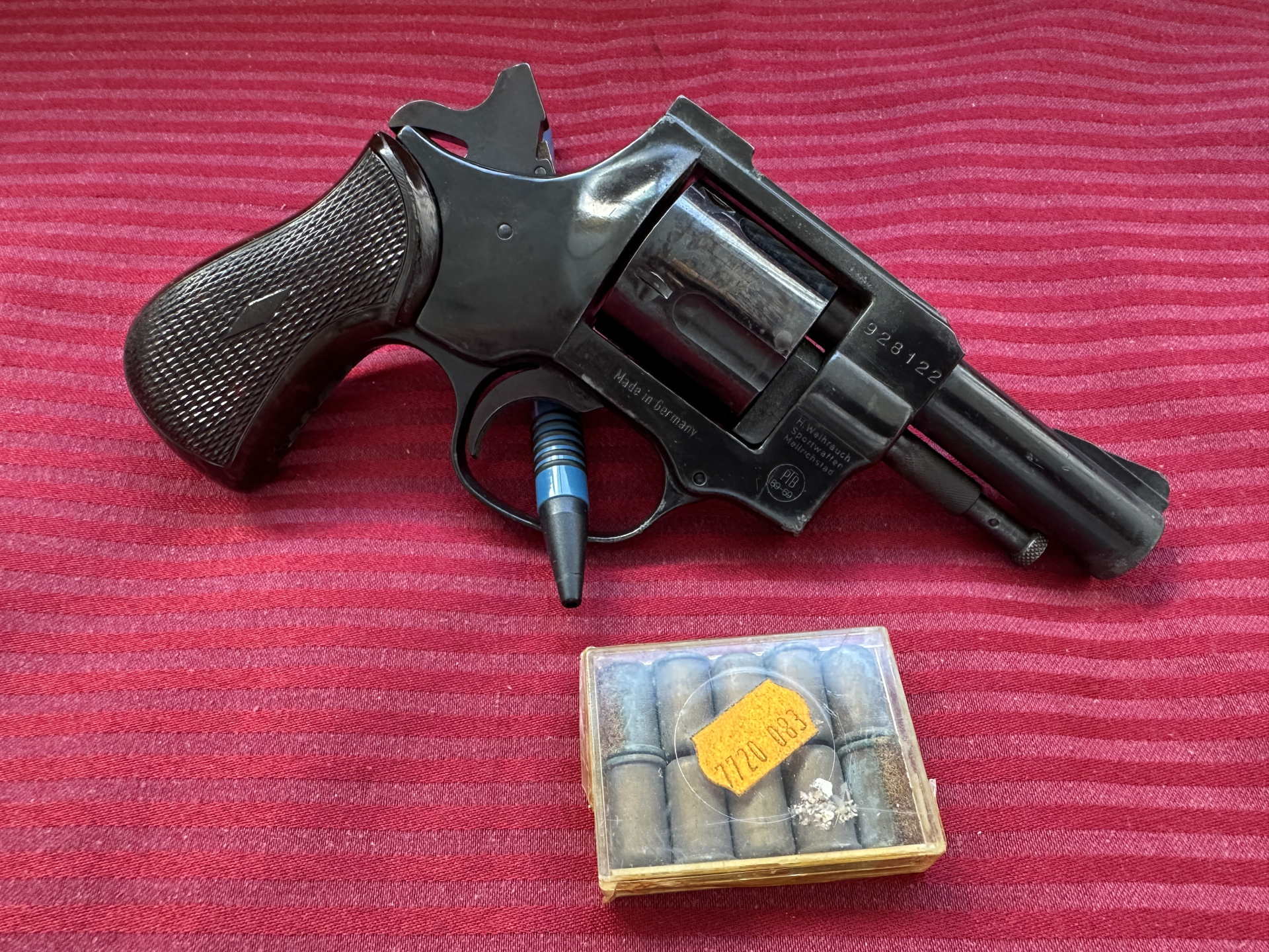 ===>Bester Arminius - HW1G von 1976 -Cal.9mm viel Stahl für Verteidigung -Rarität so aus Sammlung !! – Bild 2