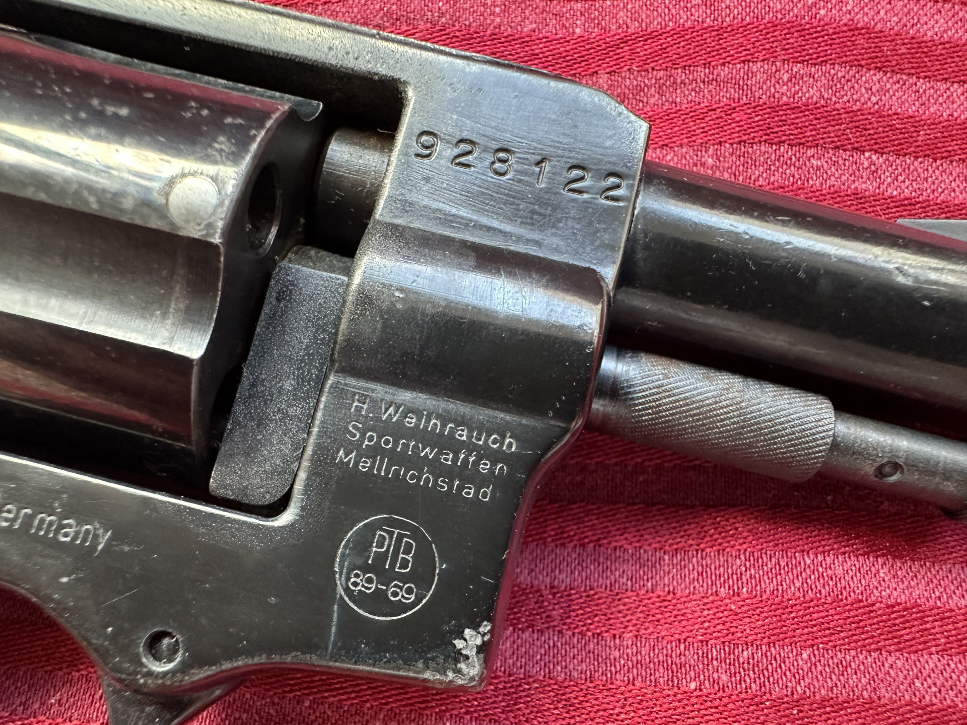 ===>Bester Arminius - HW1G von 1976 -Cal.9mm viel Stahl für Verteidigung -Rarität so aus Sammlung !! – Bild 4