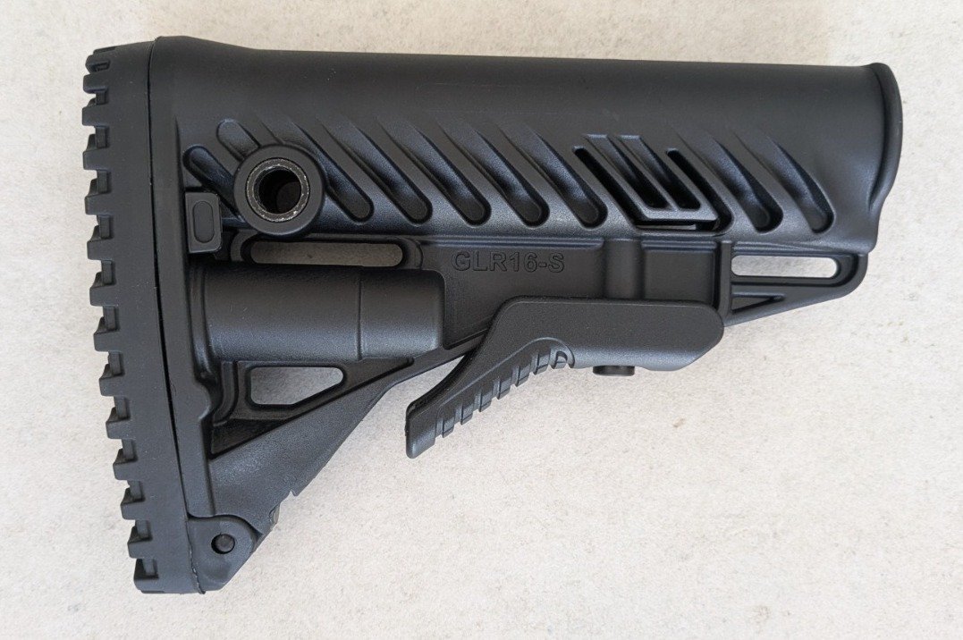 FAB Defense GLR-16 Schulterstütze Butt Stock AR15 / M16 / M4 Stil, schwarz - NEU – Bild 2