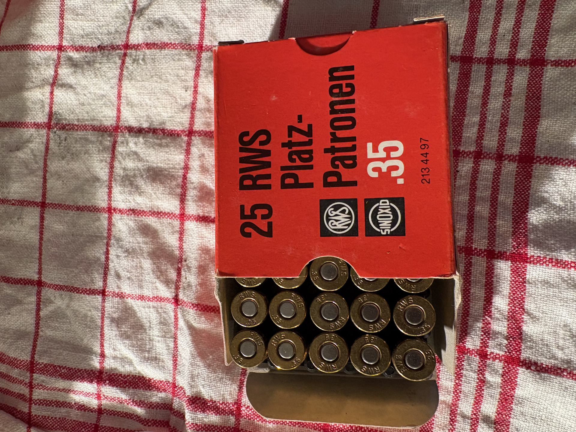 PLATZ und CS GAS Munition in Kaliber .35mm – Bild 4