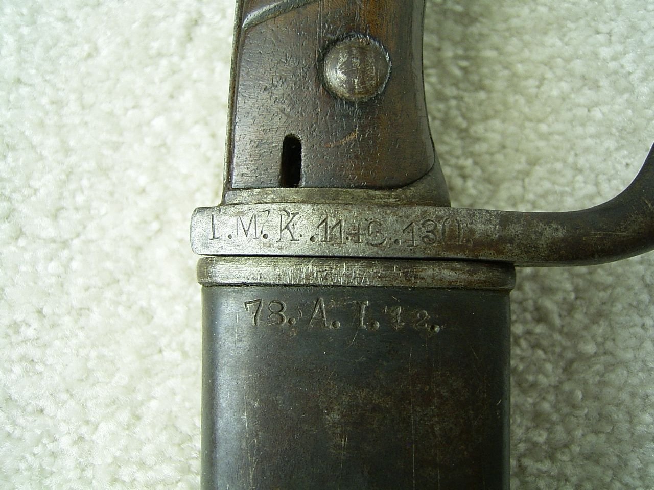 Seitengewehr 98/05 mit Truppenstempel MK – Bild 5