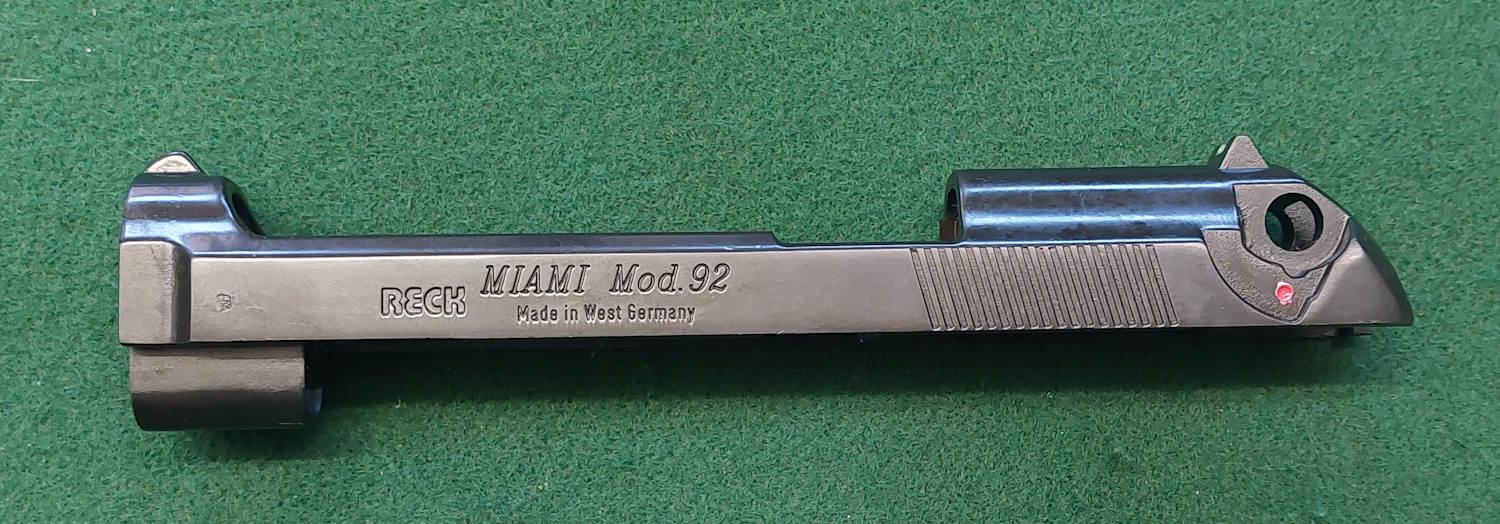 Verschluss (Schlitten) Reck Miami Mod. 92 Kal. 8 mmK PTB 481/2 – Bild 1