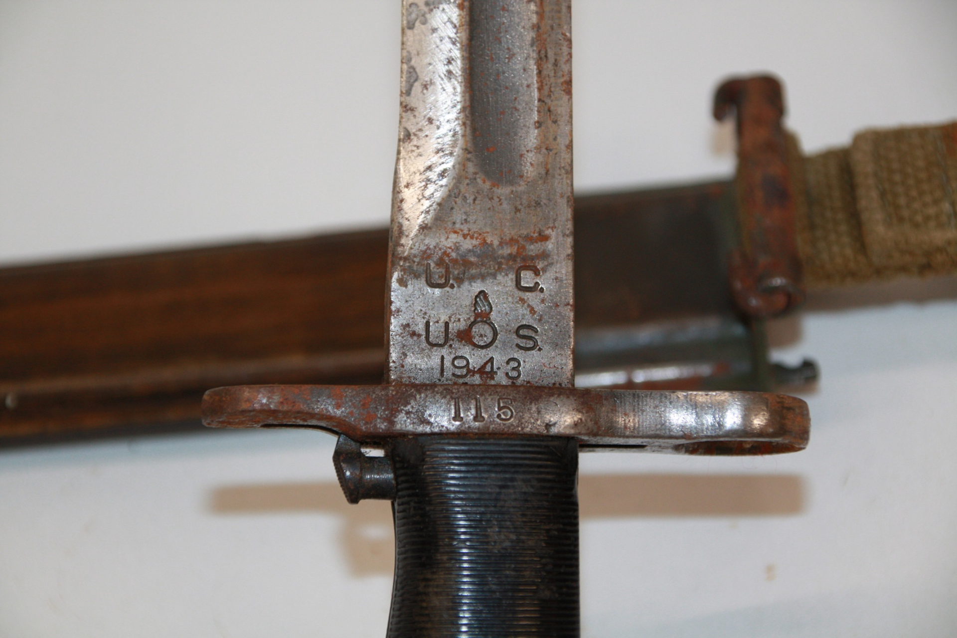 US M1905 M1 Garand Bajonette "Bowie Point" – Bild 3