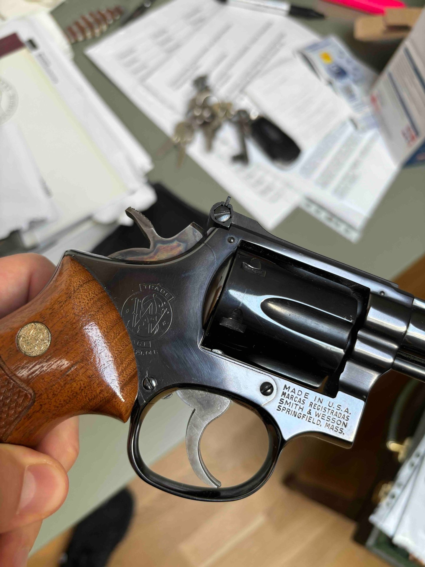 Smith & Wesson Model 17-4, Revolver, Kaliber .22 LR, ca. 6" Lauf, K-Frame – Bild 5