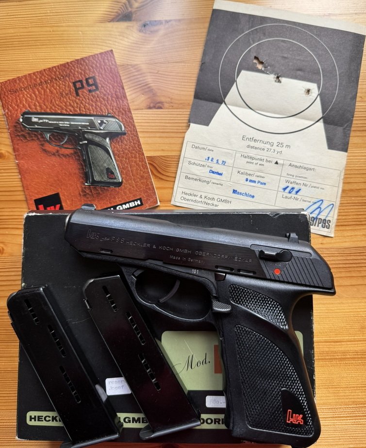 Heckler & Koch HK Mod. P9S Full Set, Schrankwaffe, 9mm – Bild 1