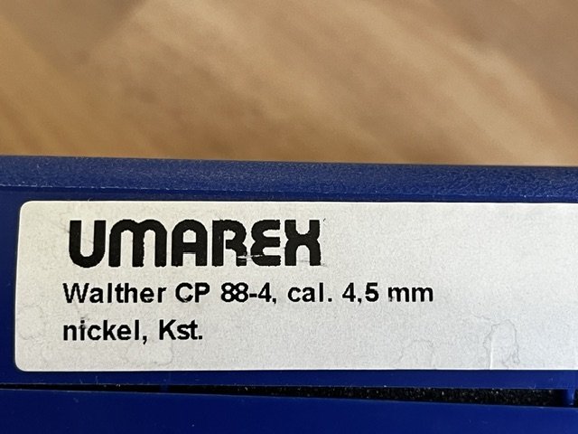 Umarex Walther CP vernickelt – Bild 2