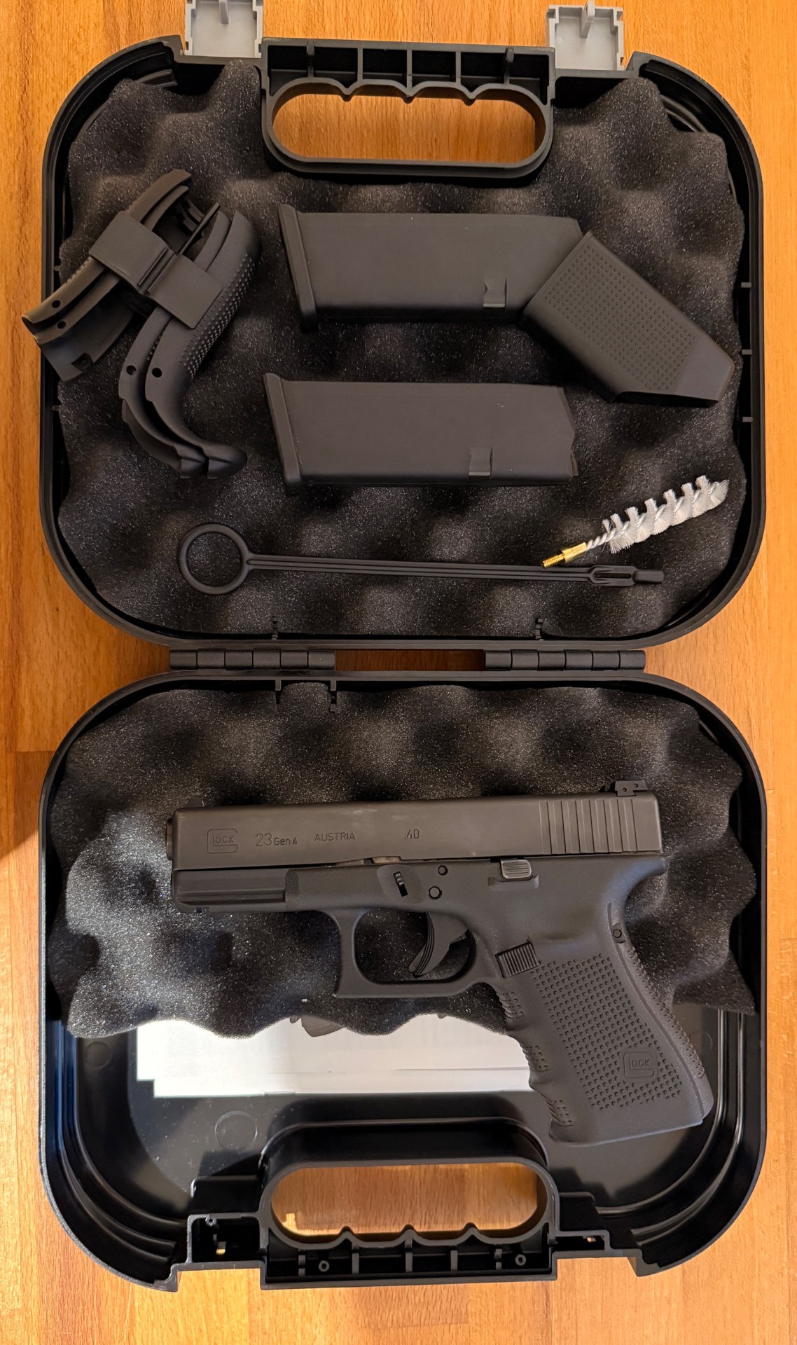 Glock 23 Gen 4 - .40 S&W - Neu - inkl. Blackhawk Holster mit Gürtel – Bild 3
