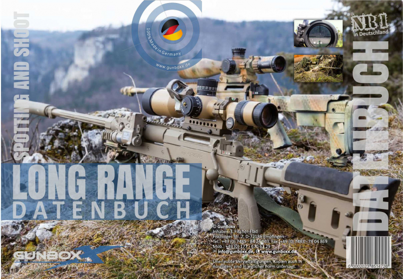 Long Range und Spotter Datenbuch für Sportschützen – XXL Version – Bild 1