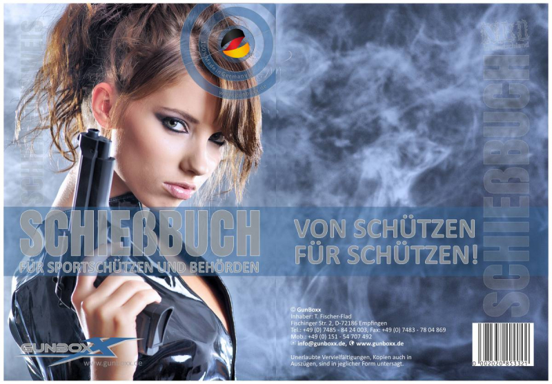 Schießbuch für Sportschützen/in "Woman" und Behörden / XXL Version – Bild 1