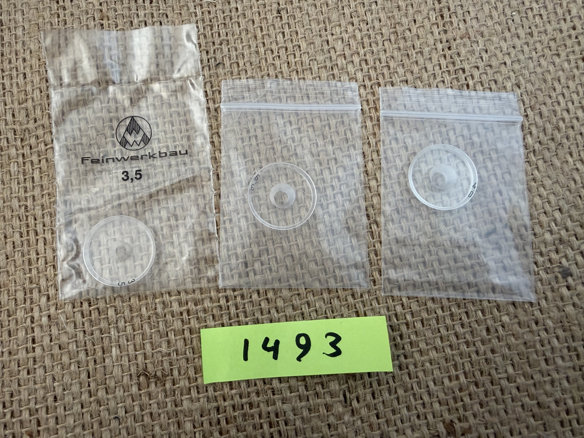M22 Klarsichtkorne Korneinsätze 3,5 / 3,9 / 4,0mm Feinwerkbau etc. – Bild 1