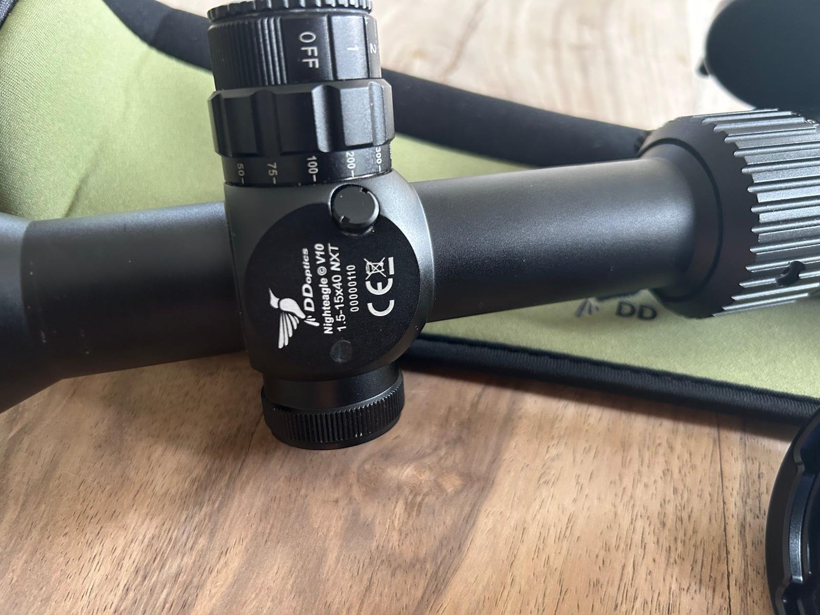 DDoptics Nighteagle V10 1,5-15x40 NXT Zielfernrohr inkl. Rusan MAR-46 Klemmadapter – Bild 4