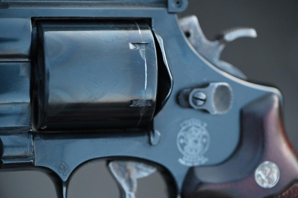 Dirty-Harry-Revolver Matchwaffe Sportrevolver Smith & Wesson 29-5 Kal. .44 Magnum, 6 Zoll, Bj. 1990 – Bild 5