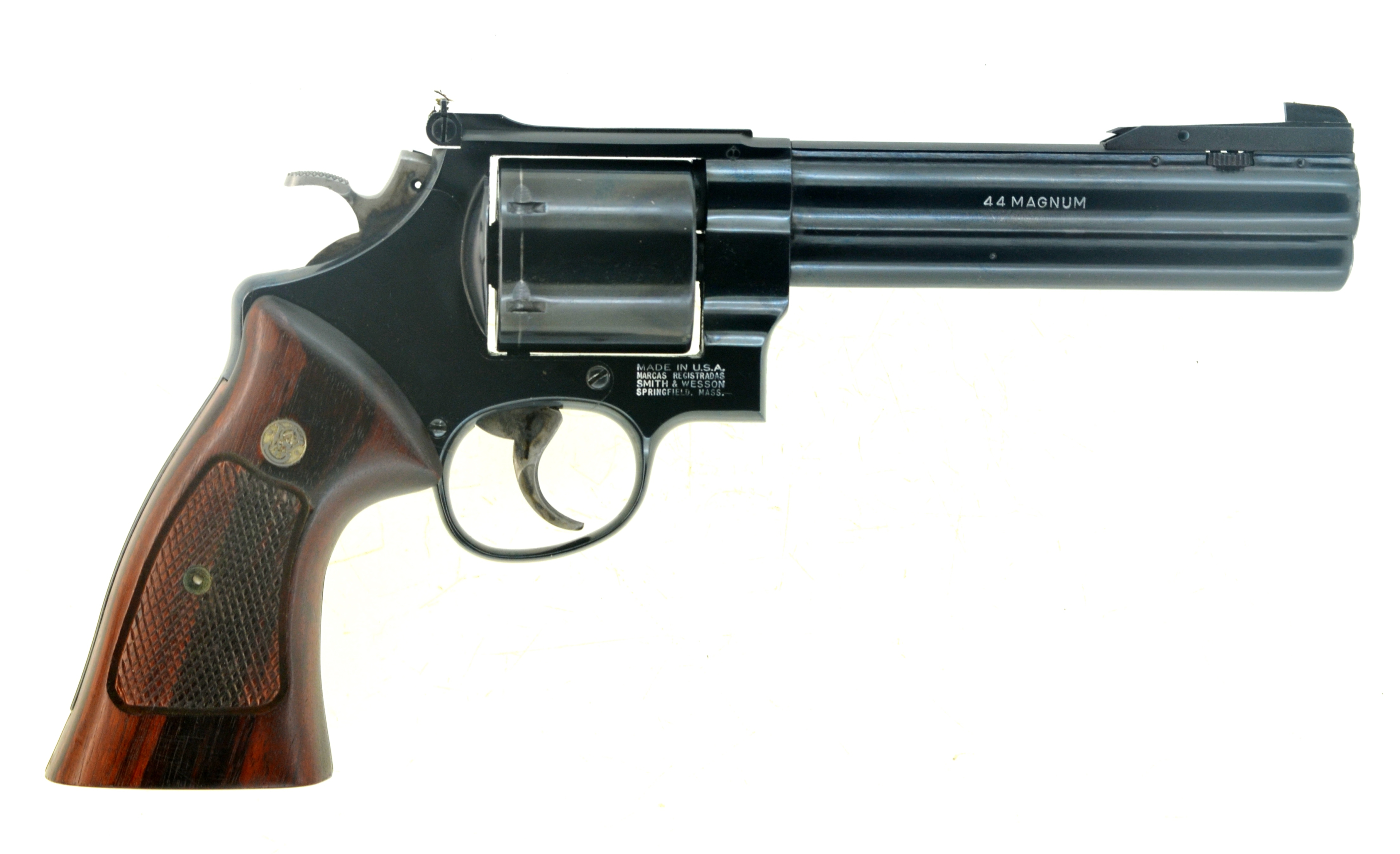 Dirty-Harry-Revolver Matchwaffe Sportrevolver Smith & Wesson 29-5 Kal. .44 Magnum, 6 Zoll, Bj. 1990 – Bild 1