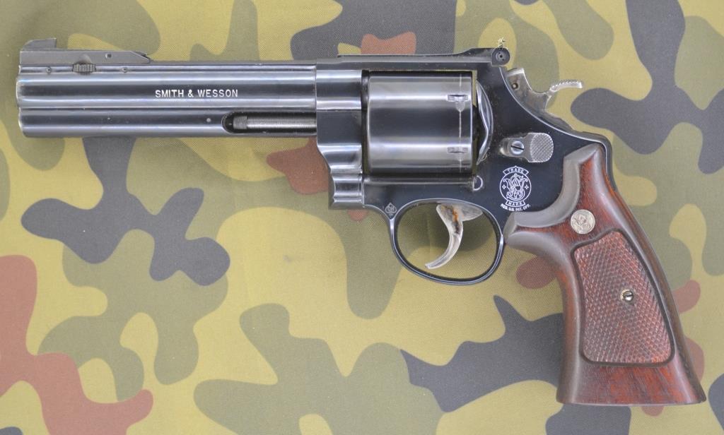 Dirty-Harry-Revolver Matchwaffe Sportrevolver Smith & Wesson 29-5 Kal. .44 Magnum, 6 Zoll, Bj. 1990 – Bild 2