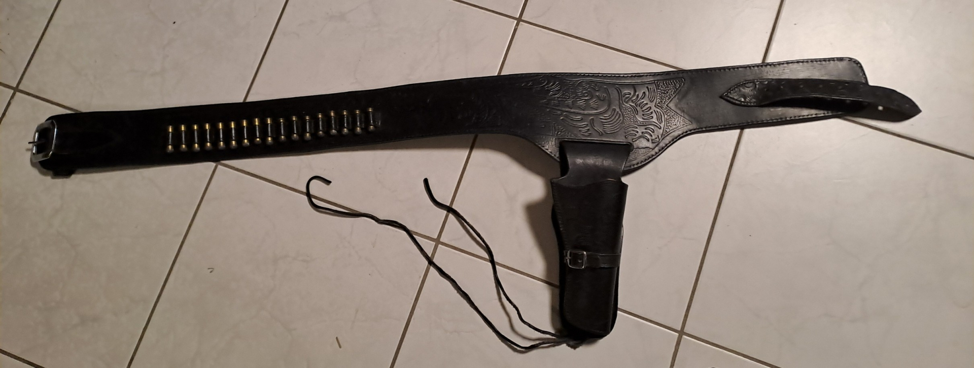 Westernholster Gürtelholster Schwarz – Bild 1