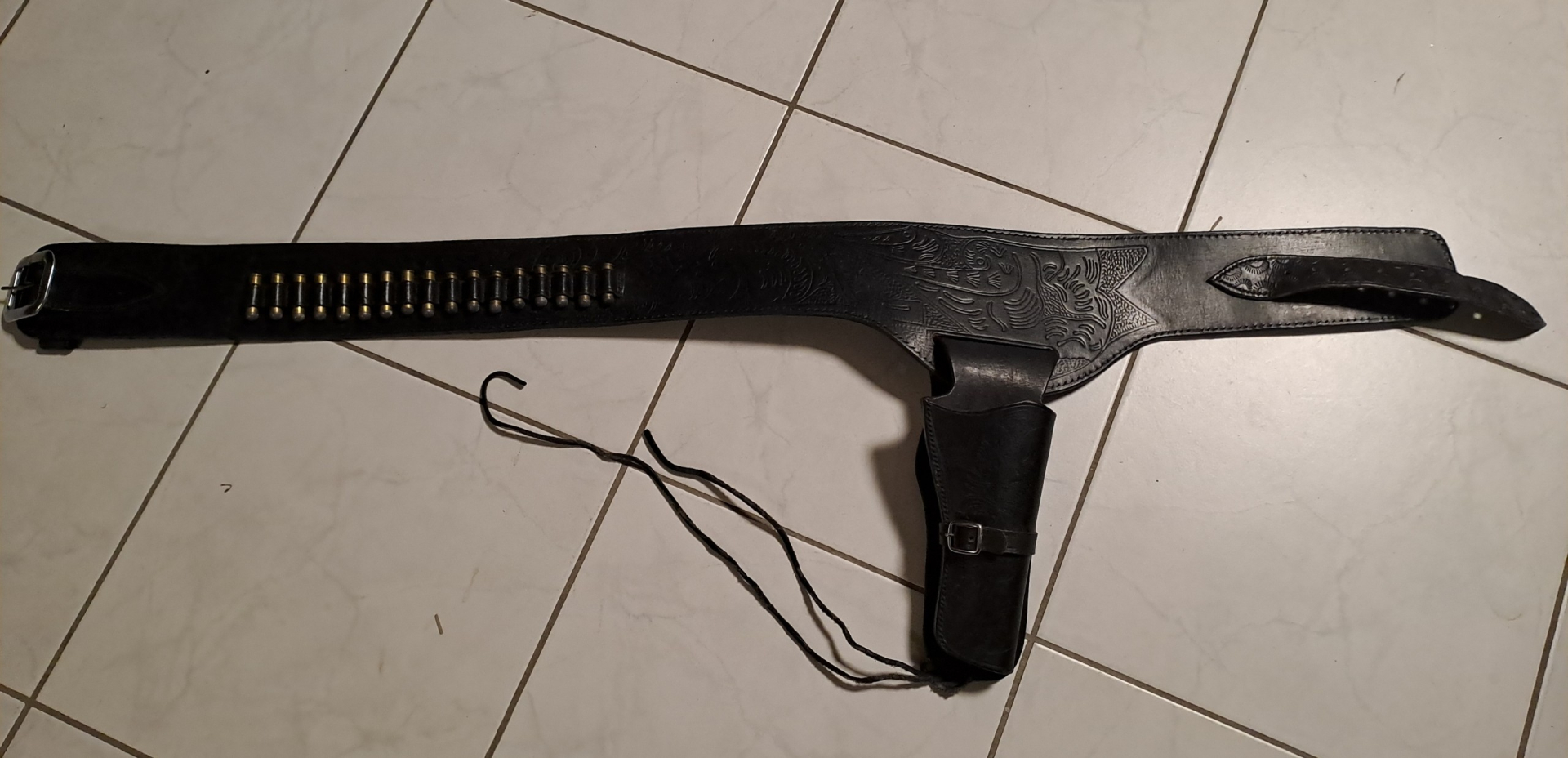 Westernholster Gürtelholster Schwarz – Bild 2