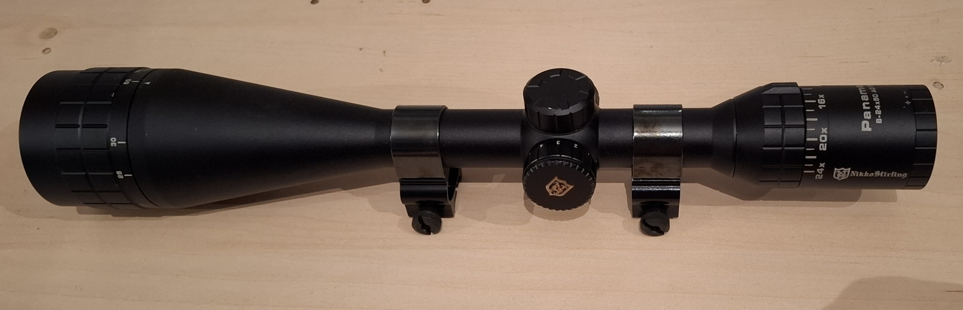 Zielfernrohr Nikko Stirling Panamax Long Range 8-24x50 – Bild 1