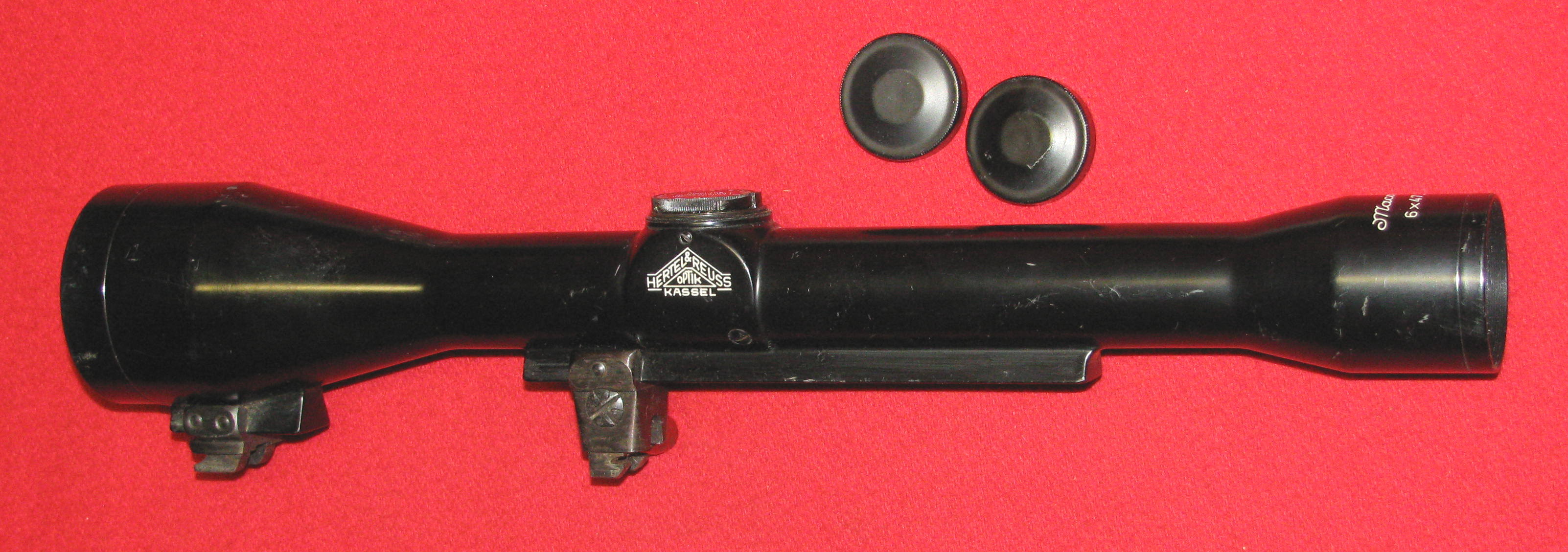 ZF / Zielfernrohr, ein HERTEL & REUSS KASSEL Macro - Ziel 6 x 47 mit dem Absehen 1 – Bild 1
