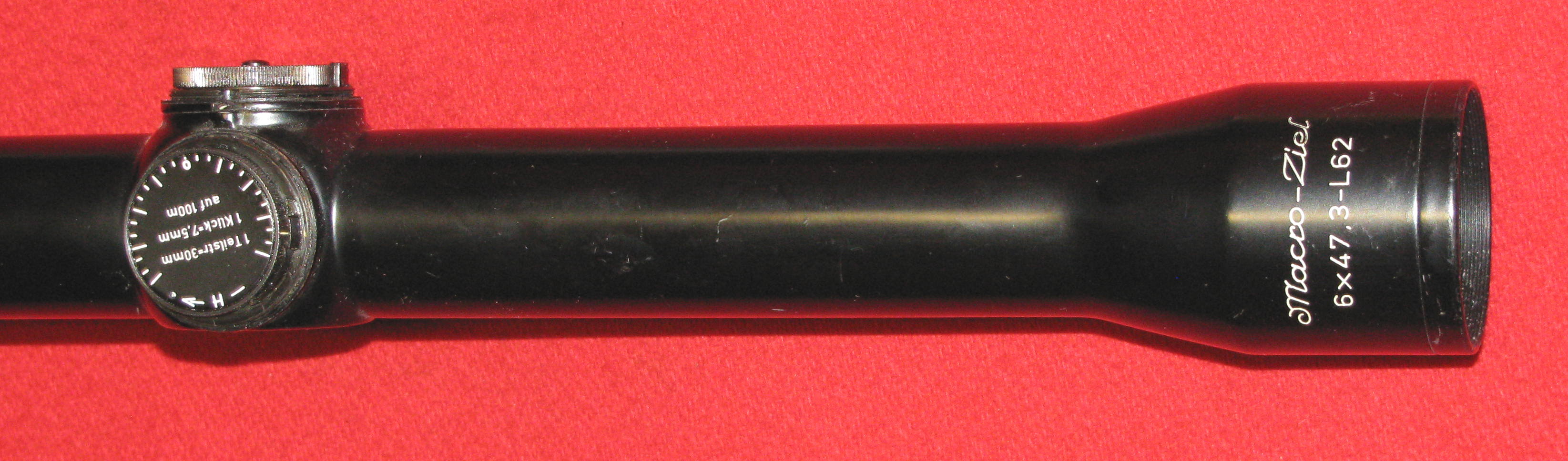 ZF / Zielfernrohr, ein HERTEL & REUSS KASSEL Macro - Ziel 6 x 47 mit dem Absehen 1 – Bild 3