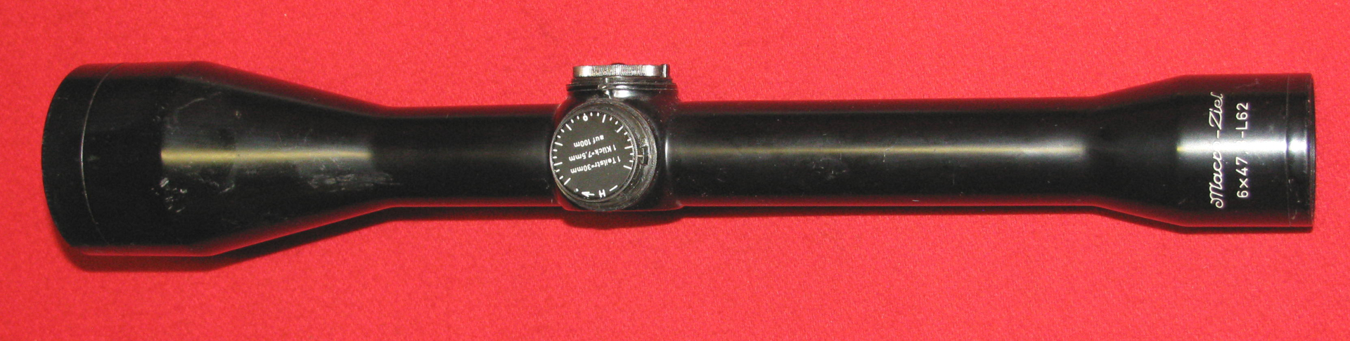 ZF / Zielfernrohr, ein HERTEL & REUSS KASSEL Macro - Ziel 6 x 47 mit dem Absehen 1 – Bild 2