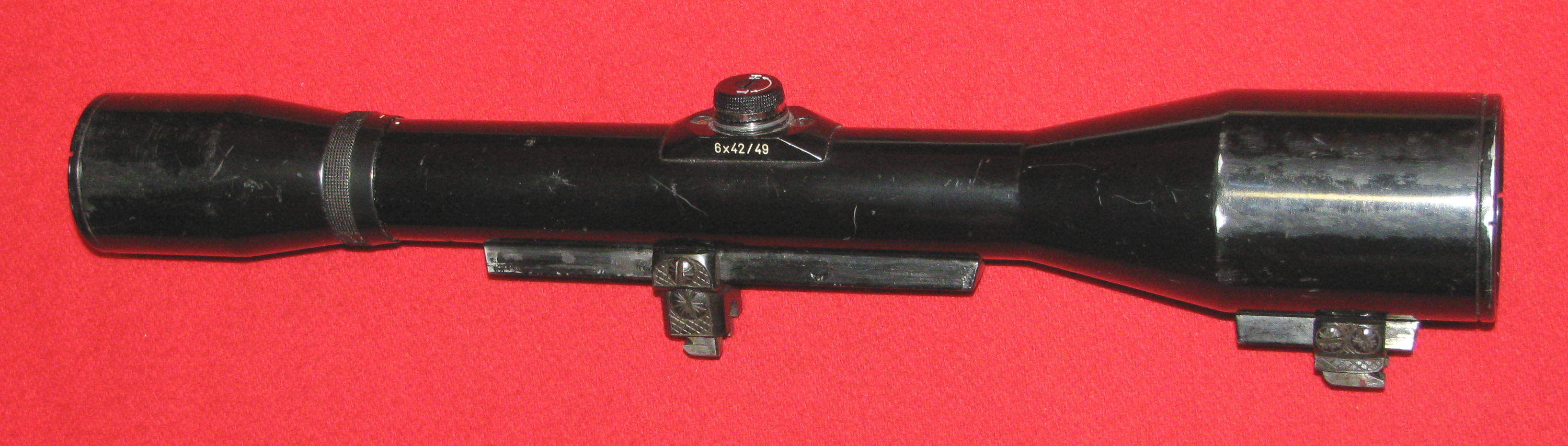 ZF / Zielfernrohr, ein älteres SCHMIDT & BENDER 6 x 42 mit dem Absehen 1 – Bild 3