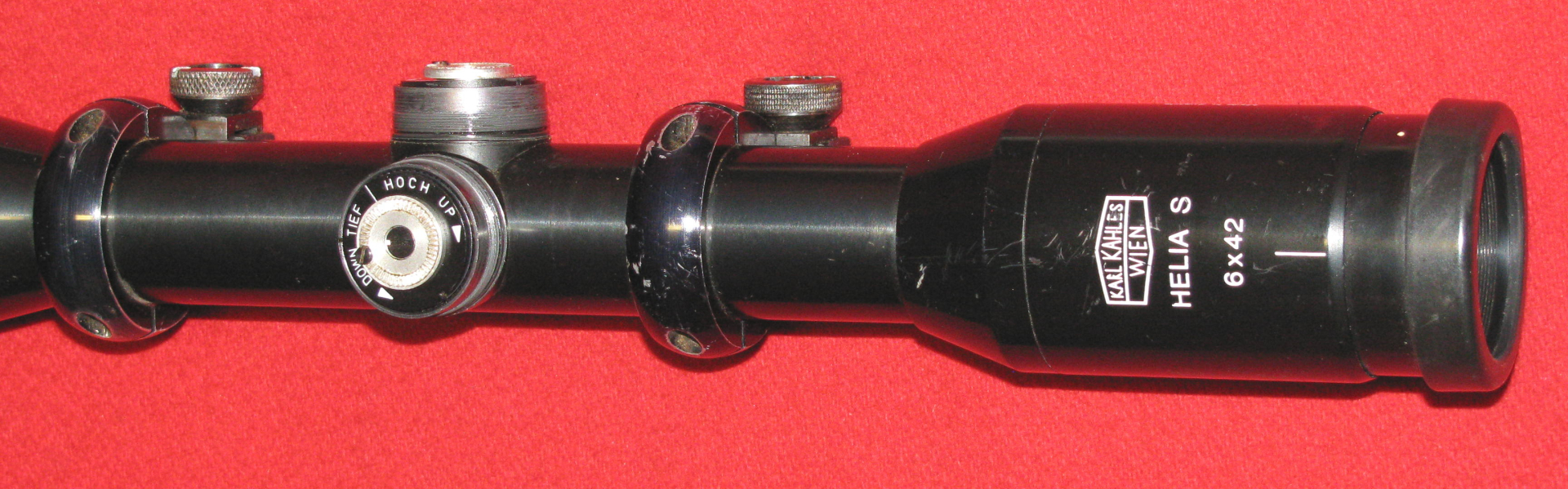ZF / Zielfernrohr, ein KAHLES HELIA S 6 x 42 mit dem seltenen Absehen 4 und Montage / Fehler – Bild 3