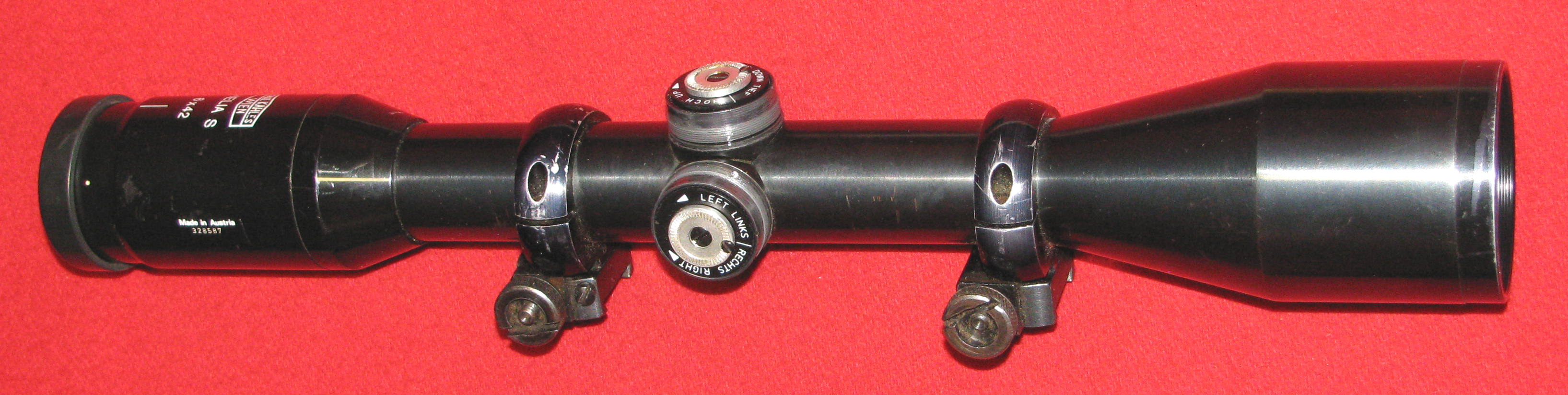 ZF / Zielfernrohr, ein KAHLES HELIA S 6 x 42 mit dem seltenen Absehen 4 und Montage / Fehler – Bild 4