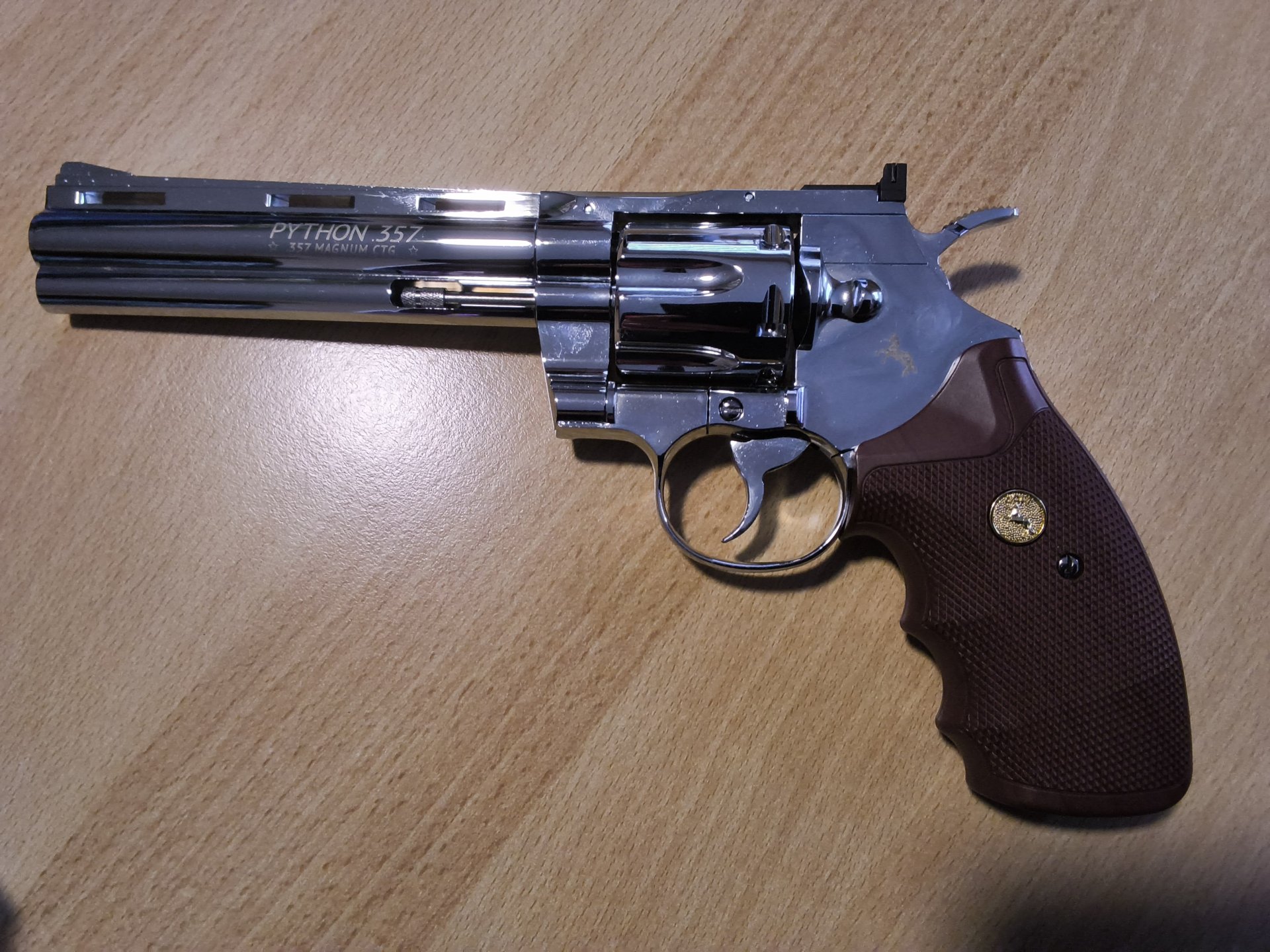 Colt Python co2 call 4,4mm BB + 6 Ladehülsen zusätzlich – Bild 3